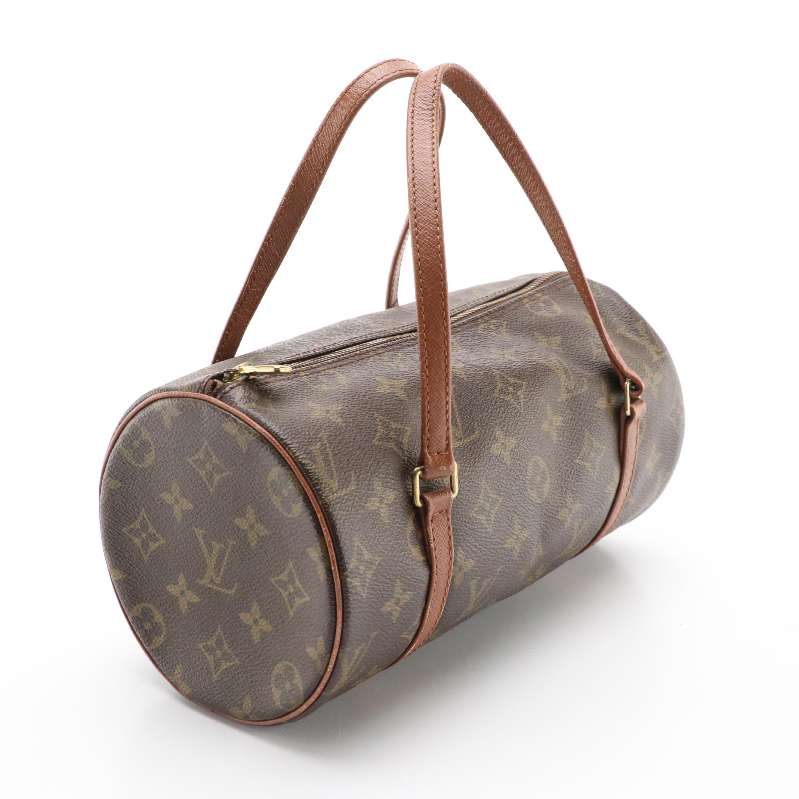 Louis Vuitton Papillon 25 Barrel Bag in Monogram Canvas and Leather