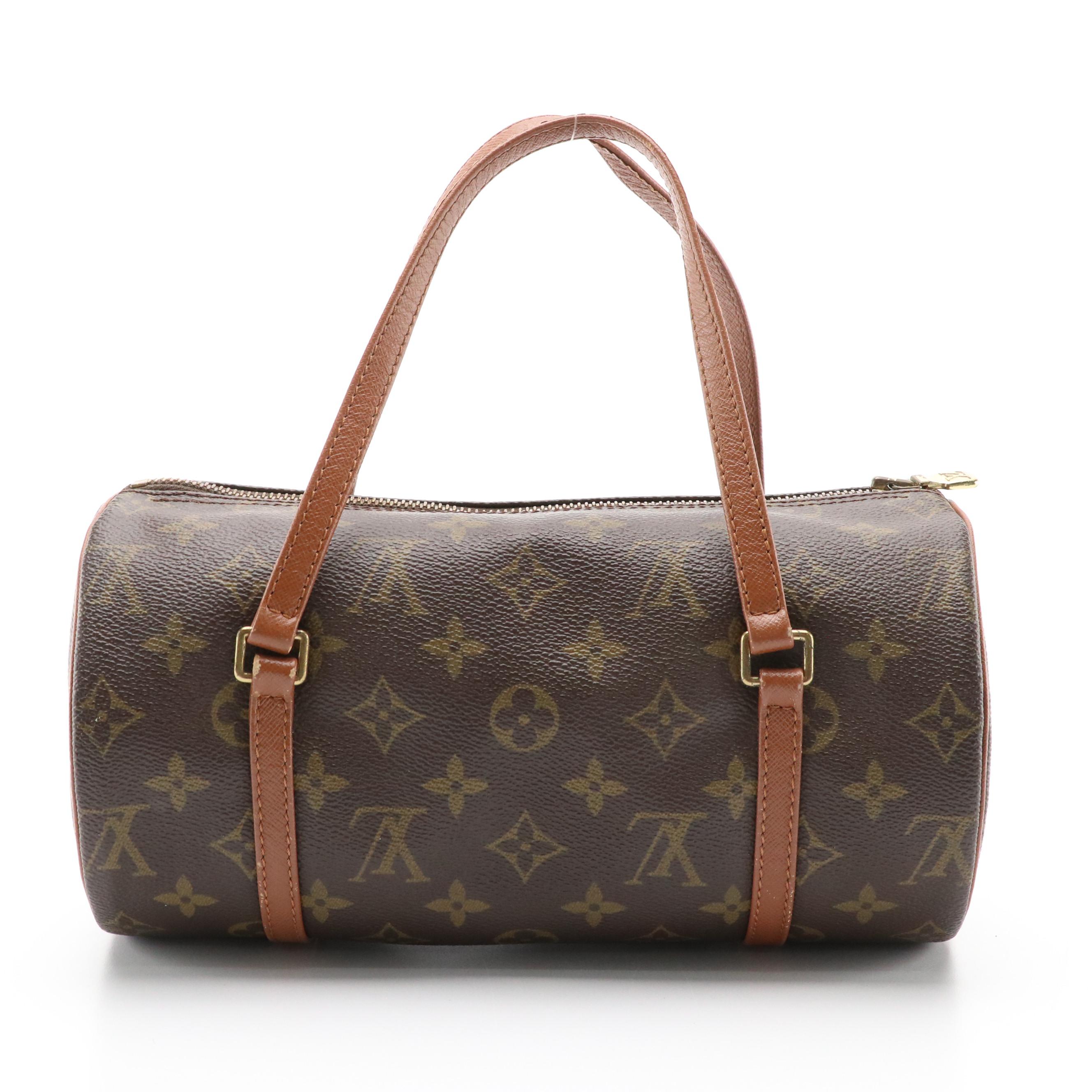 Louis Vuitton Papillon 25 Barrel Bag in Monogram Canvas and Leather