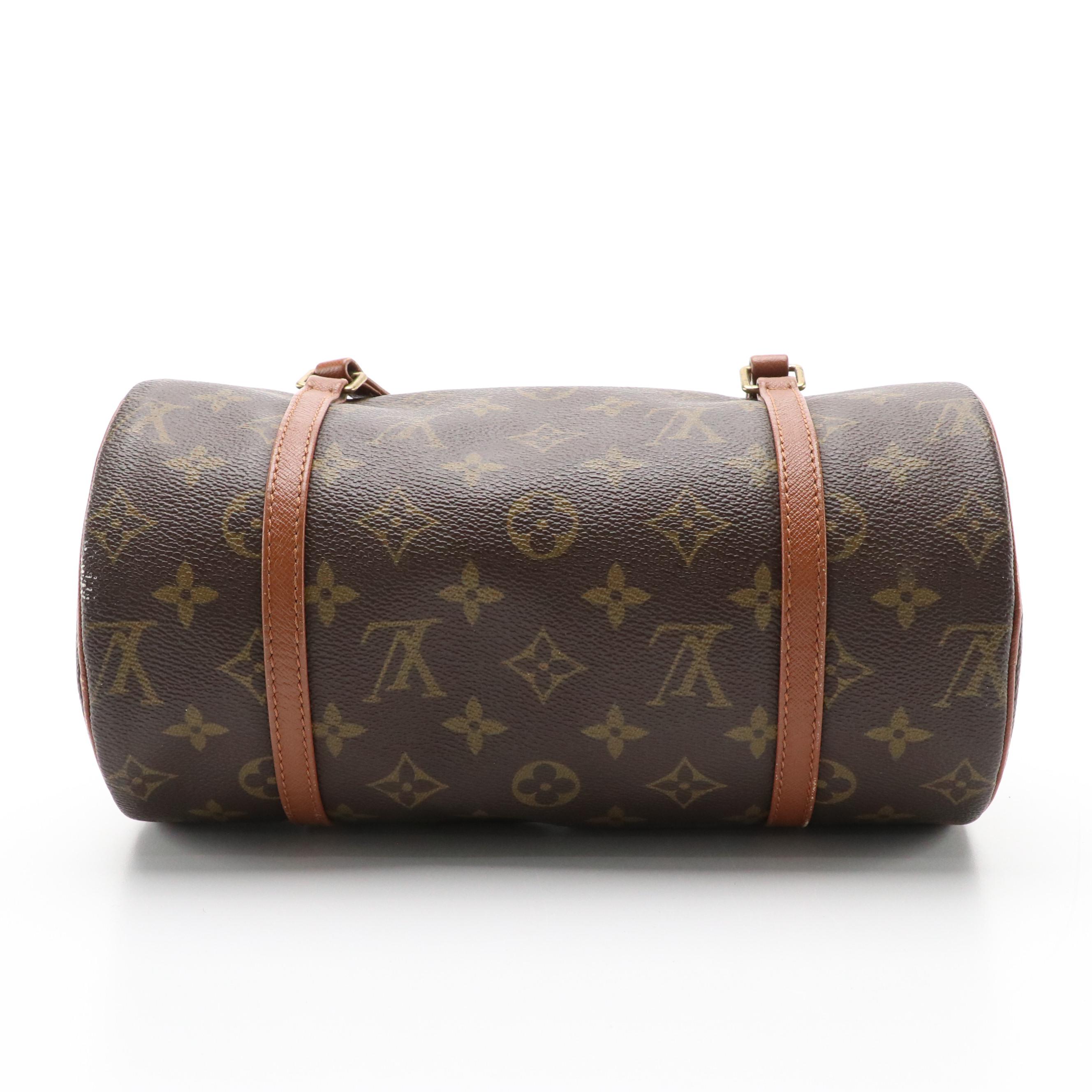 Louis Vuitton Papillon 25 Barrel Bag in Monogram Canvas and Leather