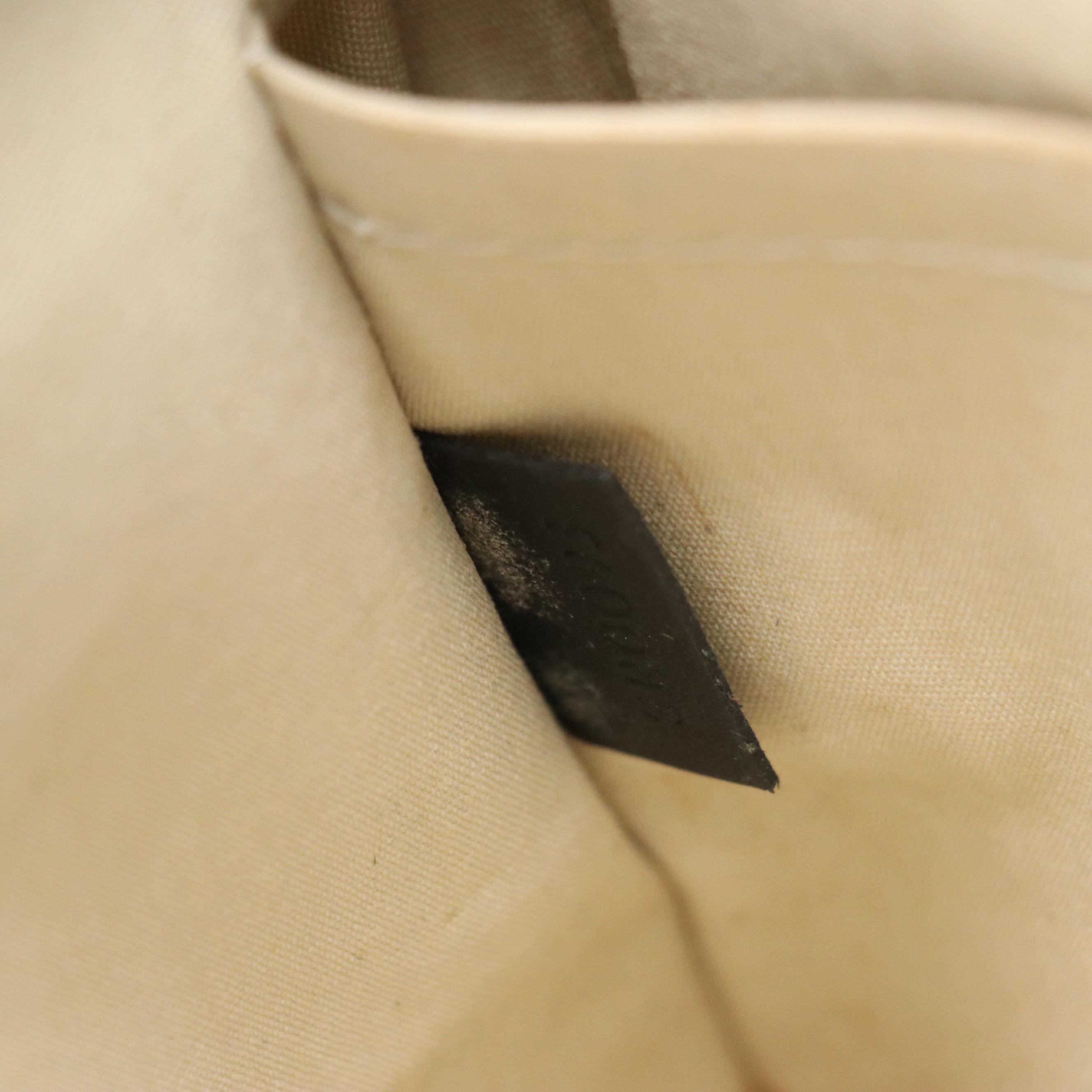 Louis Vuitton Lucille PM in Navy Monogram Mini Lin Canvas with Leather Trim