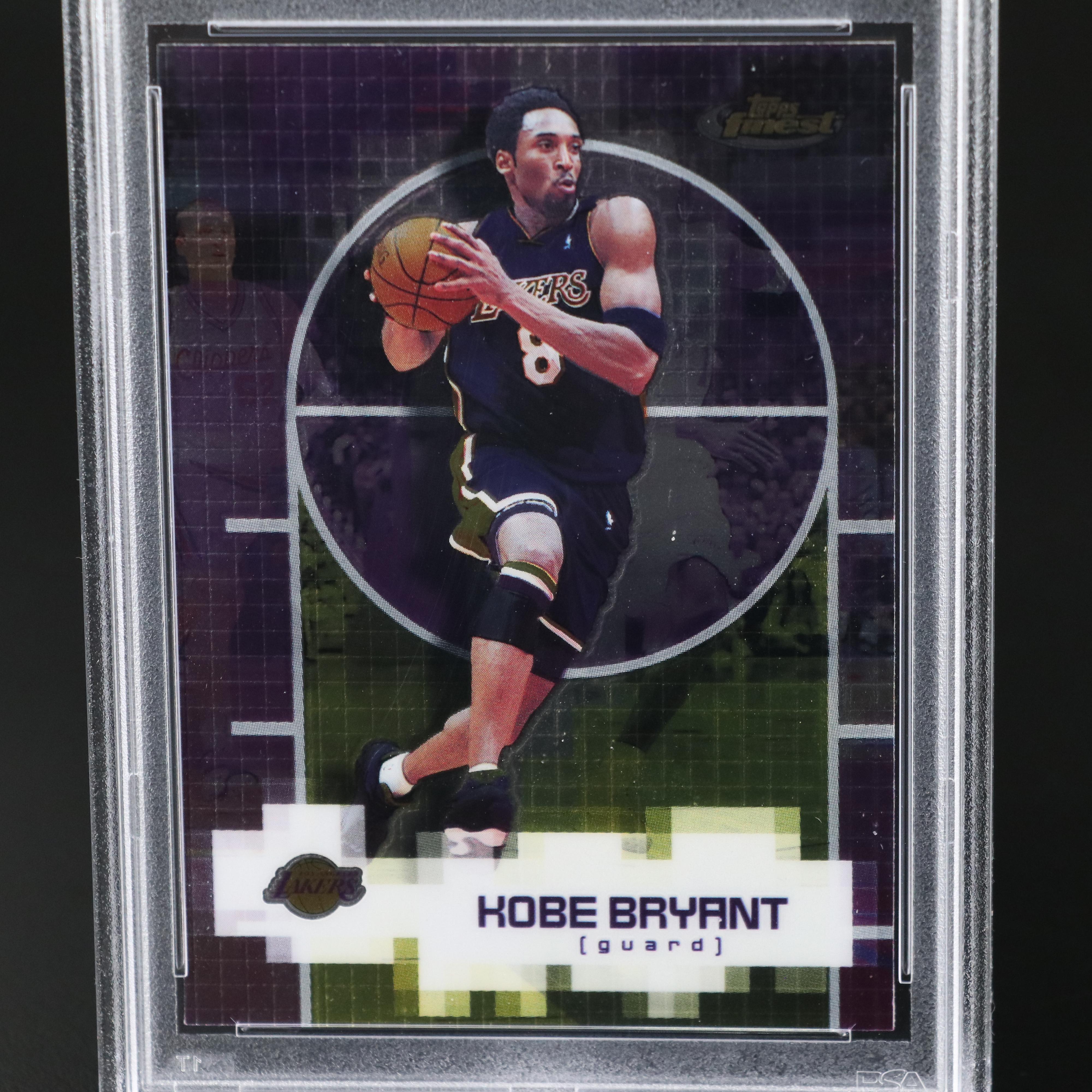 2000 Finest Kobe Bryant Los Angeles Lakers Basketball Card Graded PSA 10