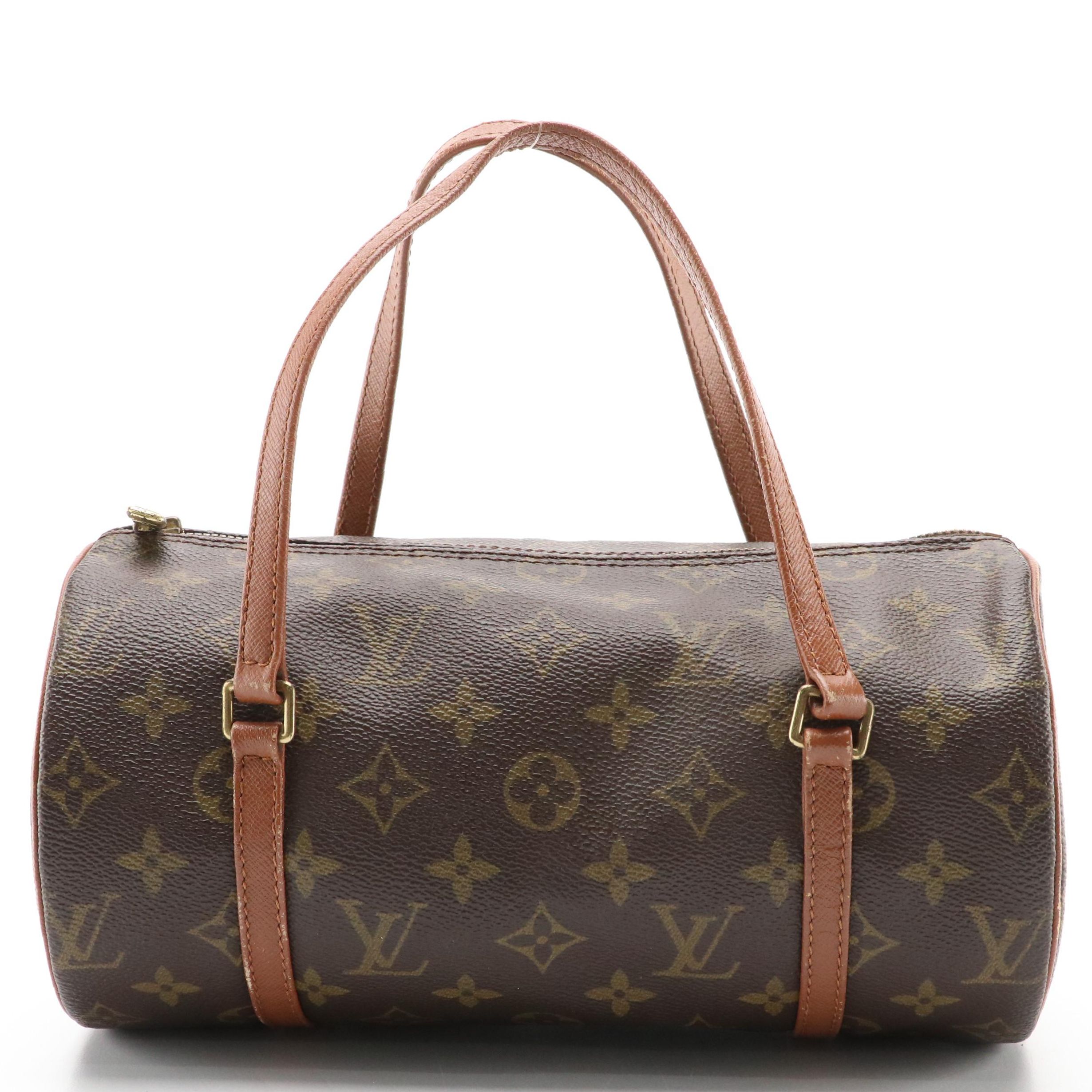 Louis Vuitton Papillon 25 Barrel Bag in Monogram Canvas and Leather