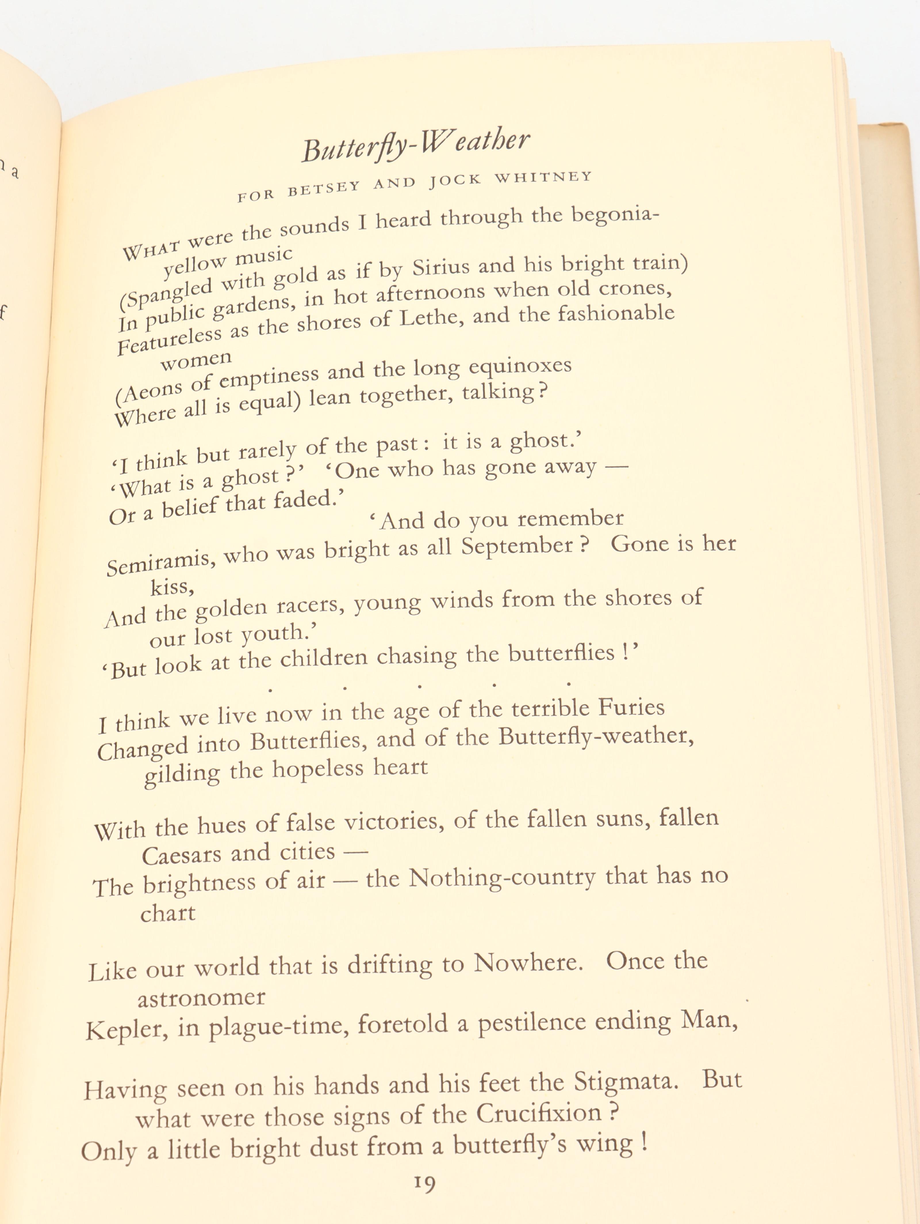 First Edition "Gardeners and Astronomers" by Edith Sitwell, 1953