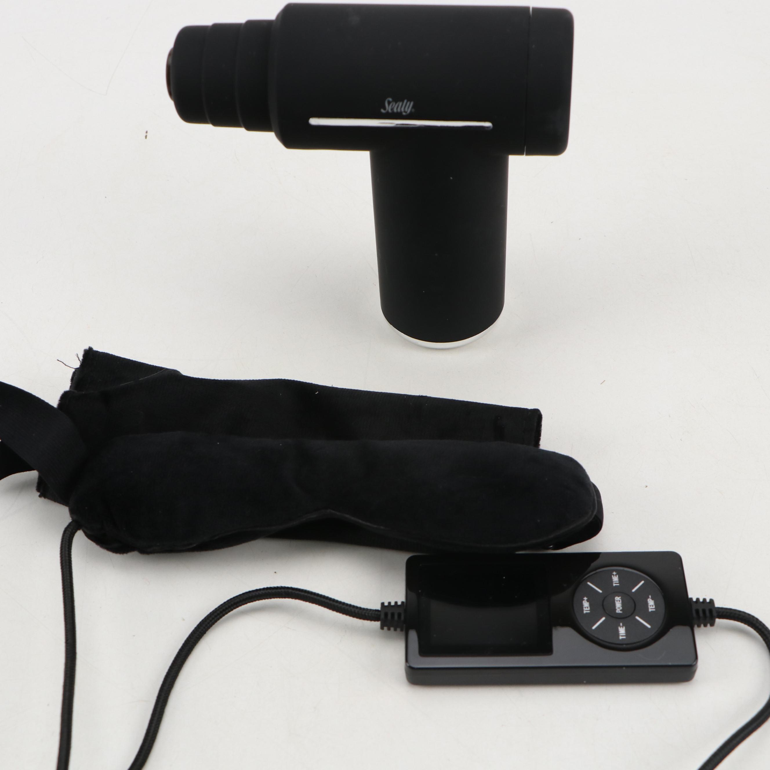 Sealy Massager Pro and Wizard Eye Mask Electric Heated Eye Mask