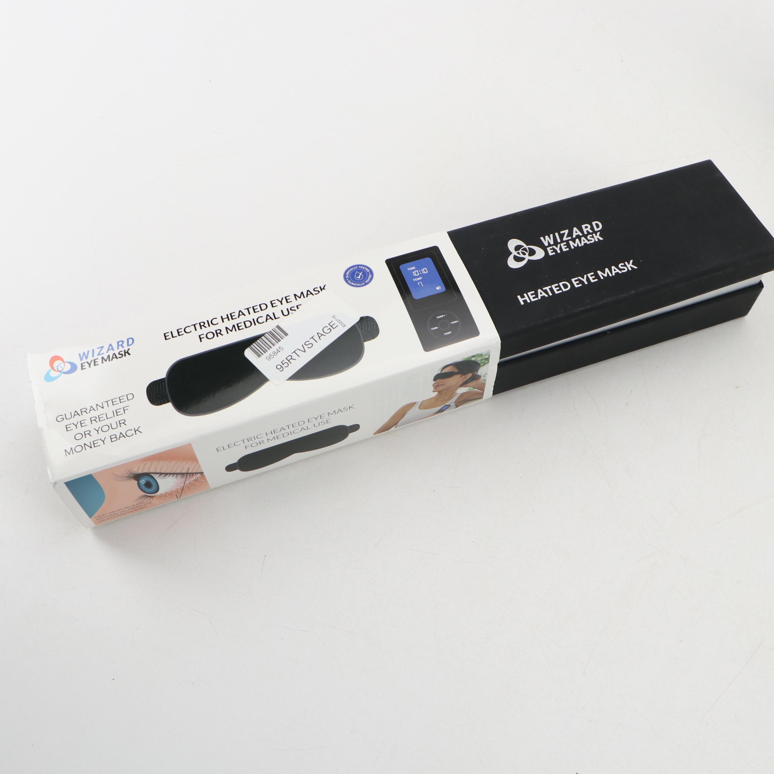 Sealy Massager Pro and Wizard Eye Mask Electric Heated Eye Mask