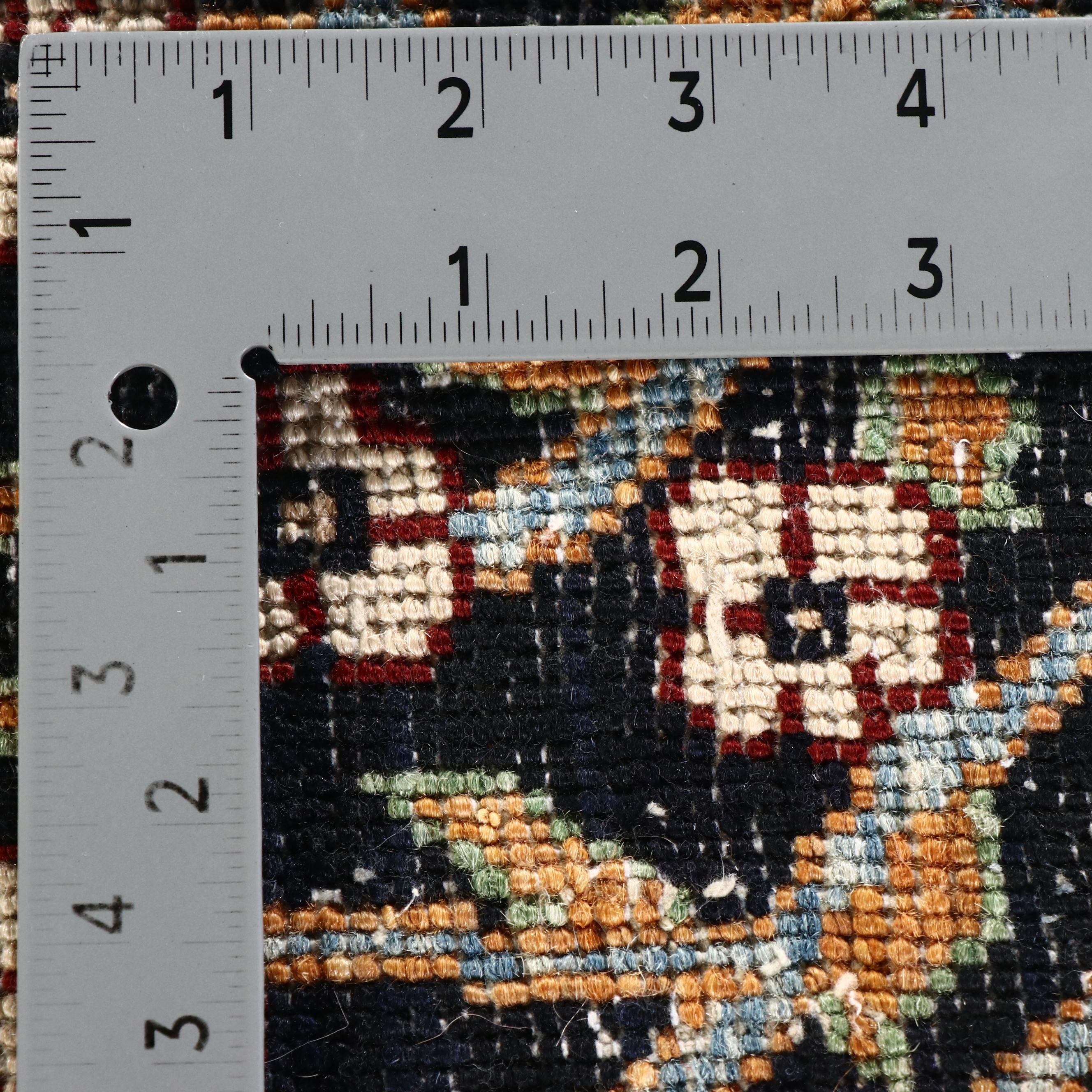 1'11 x 2'10 Hand-Knotted Persian Tabriz Pictorial Accent Rug