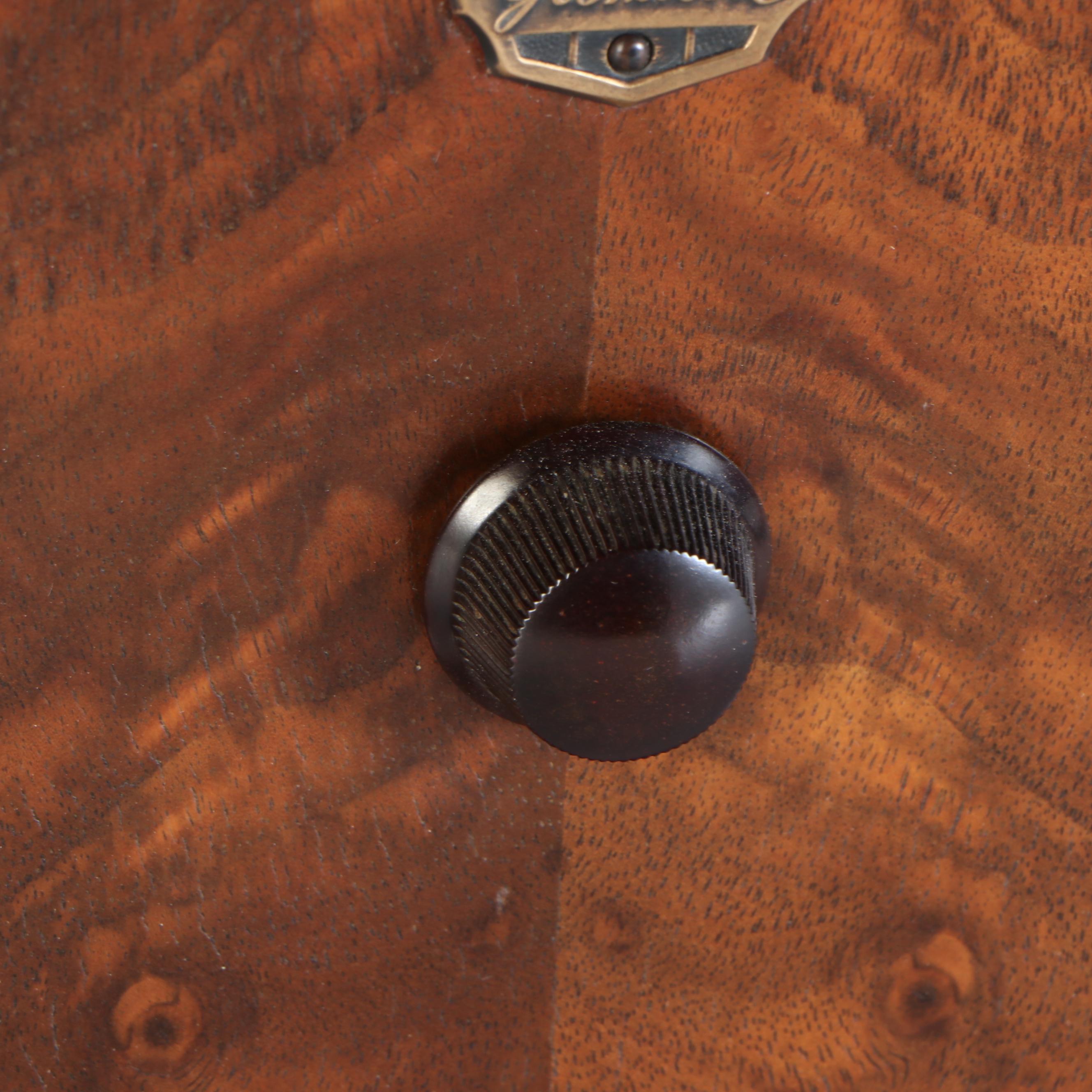 Art Deco Gloritone Cathedral Style Wood Veneer Radio, Early 20th Century