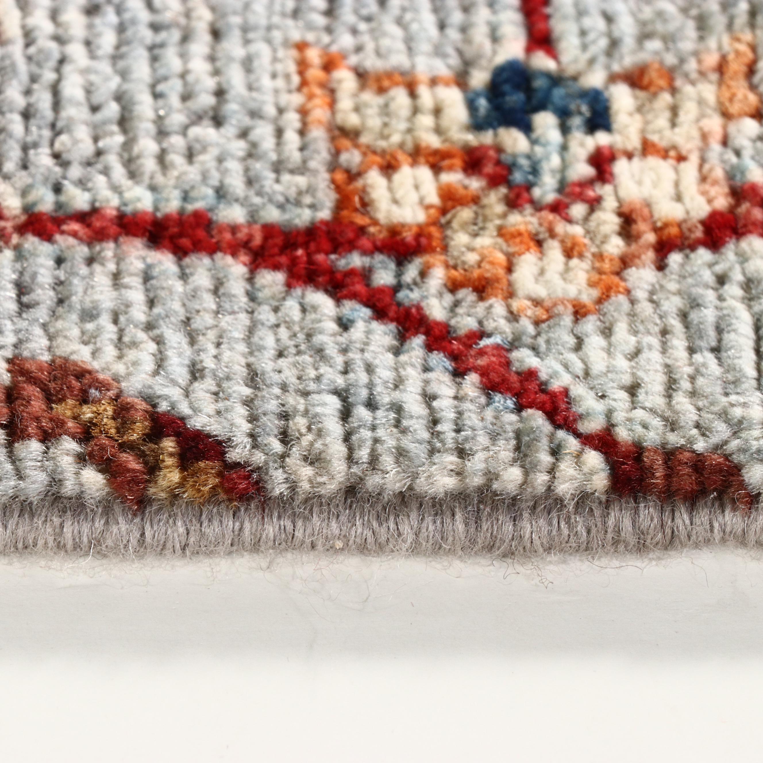 2' x 3' Hand-Knotted Afghan Animal Pictorial Accent Rug