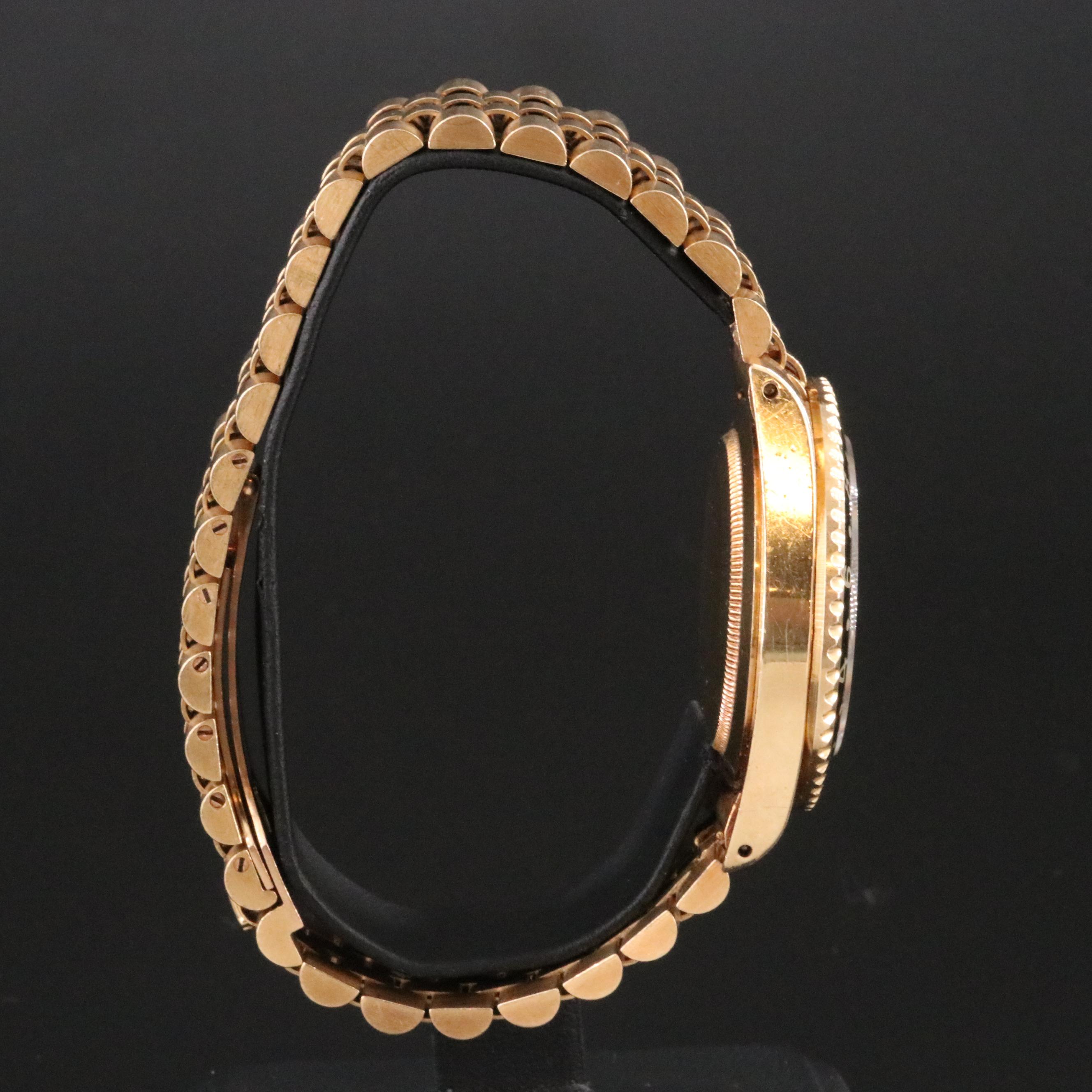 1982 Rolex GMT Master Nipple Dial 18K Watch