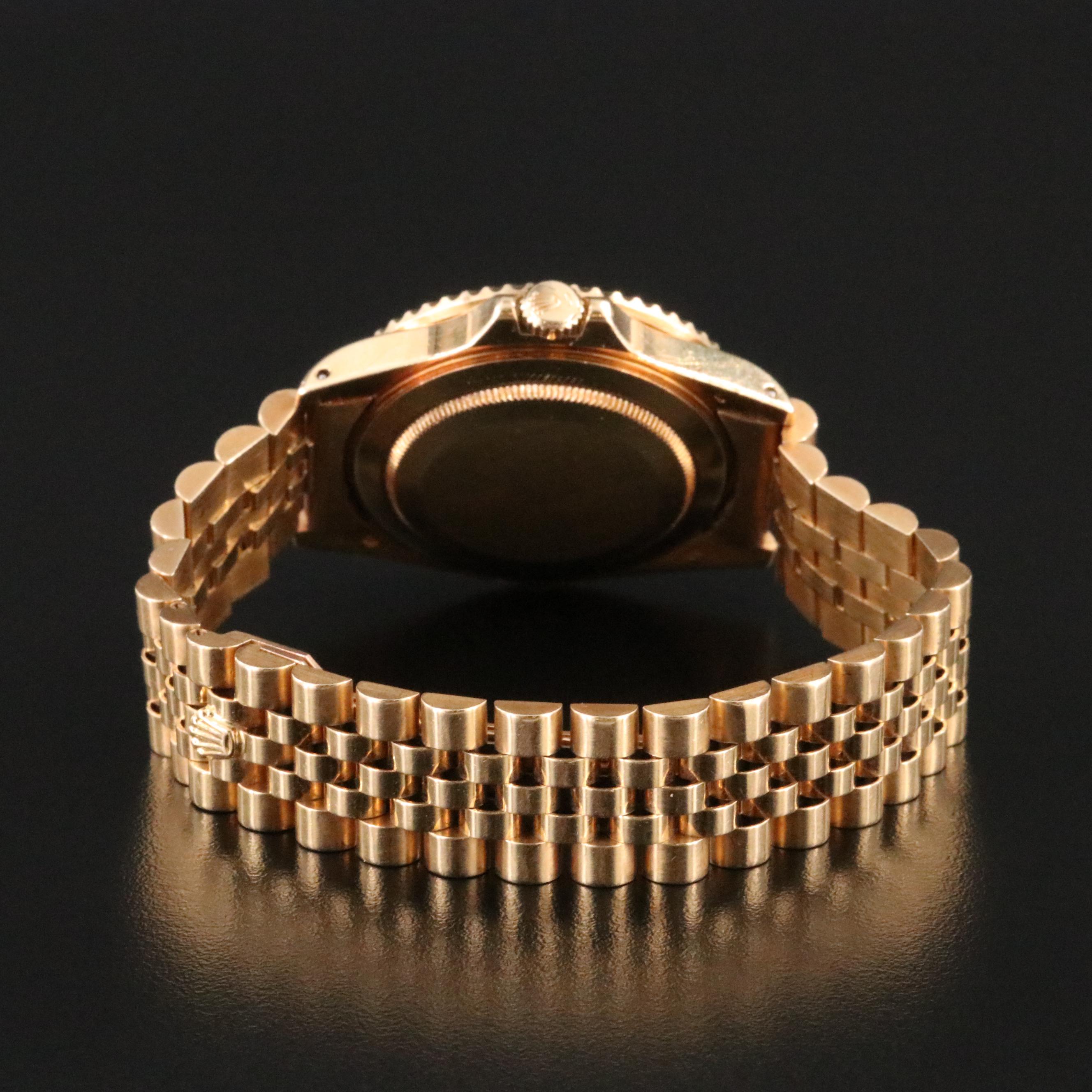 1982 Rolex GMT Master Nipple Dial 18K Watch