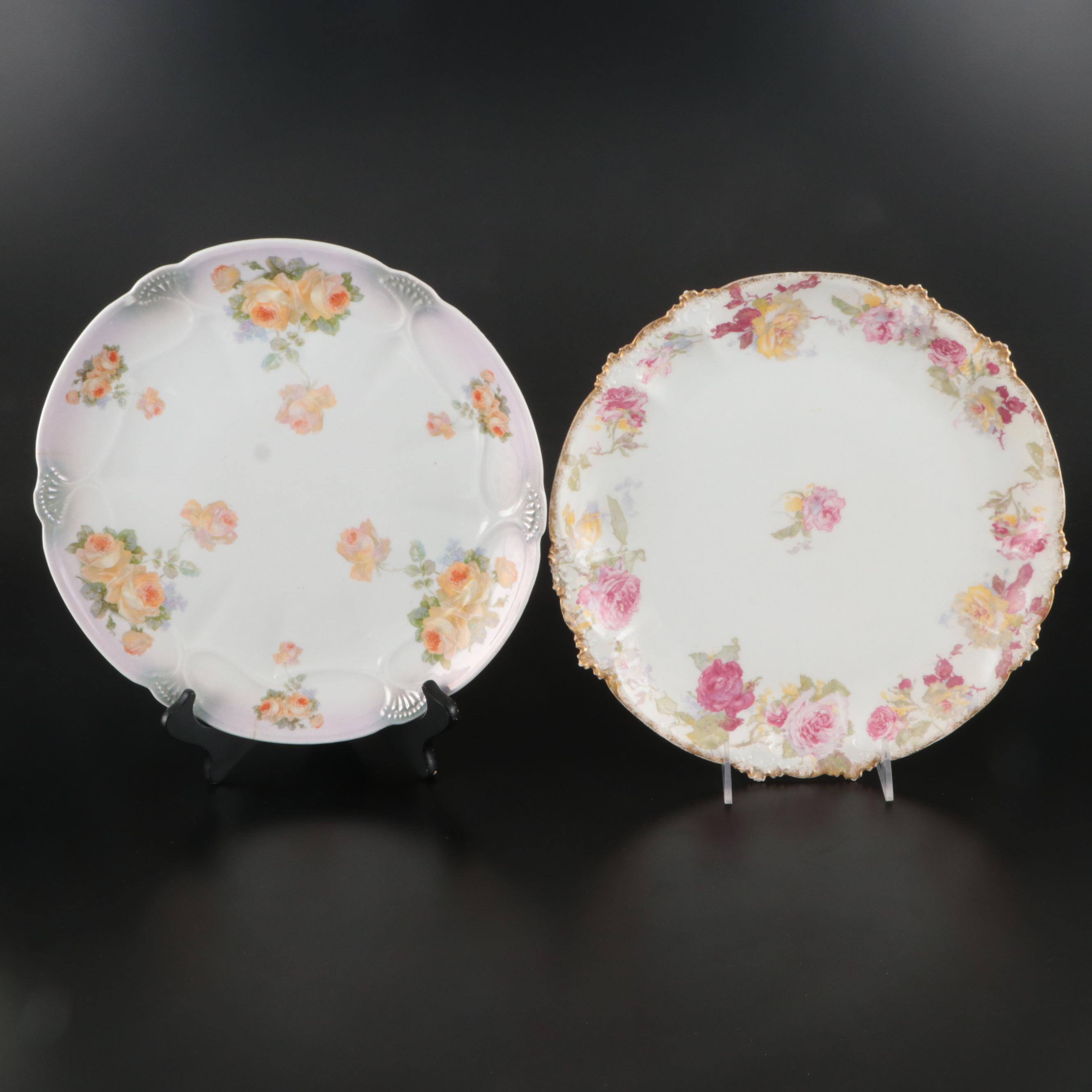 Shelley "Primrose" with Other Flower Pattern Porcelain and Bone China Plates