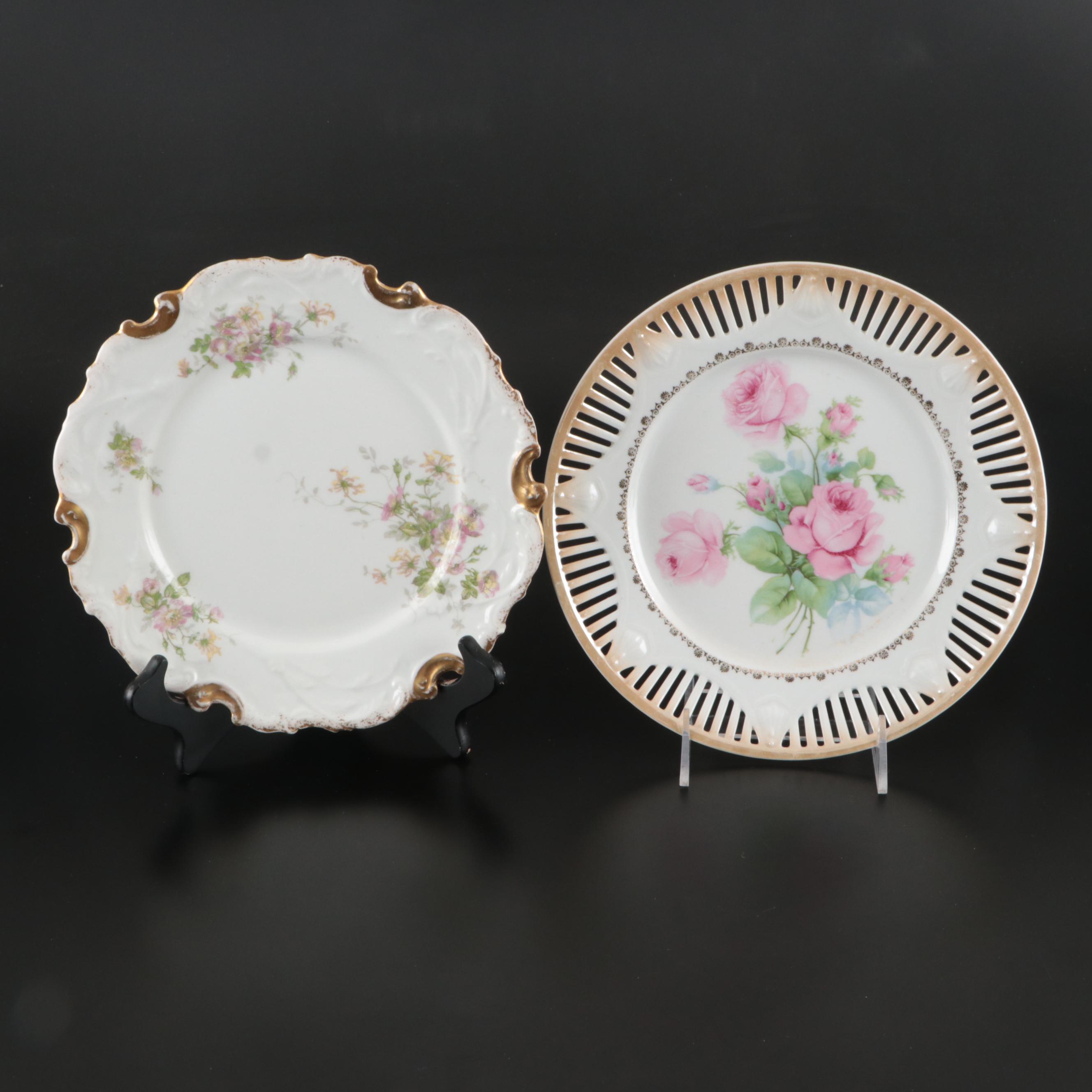 Shelley "Primrose" with Other Flower Pattern Porcelain and Bone China Plates