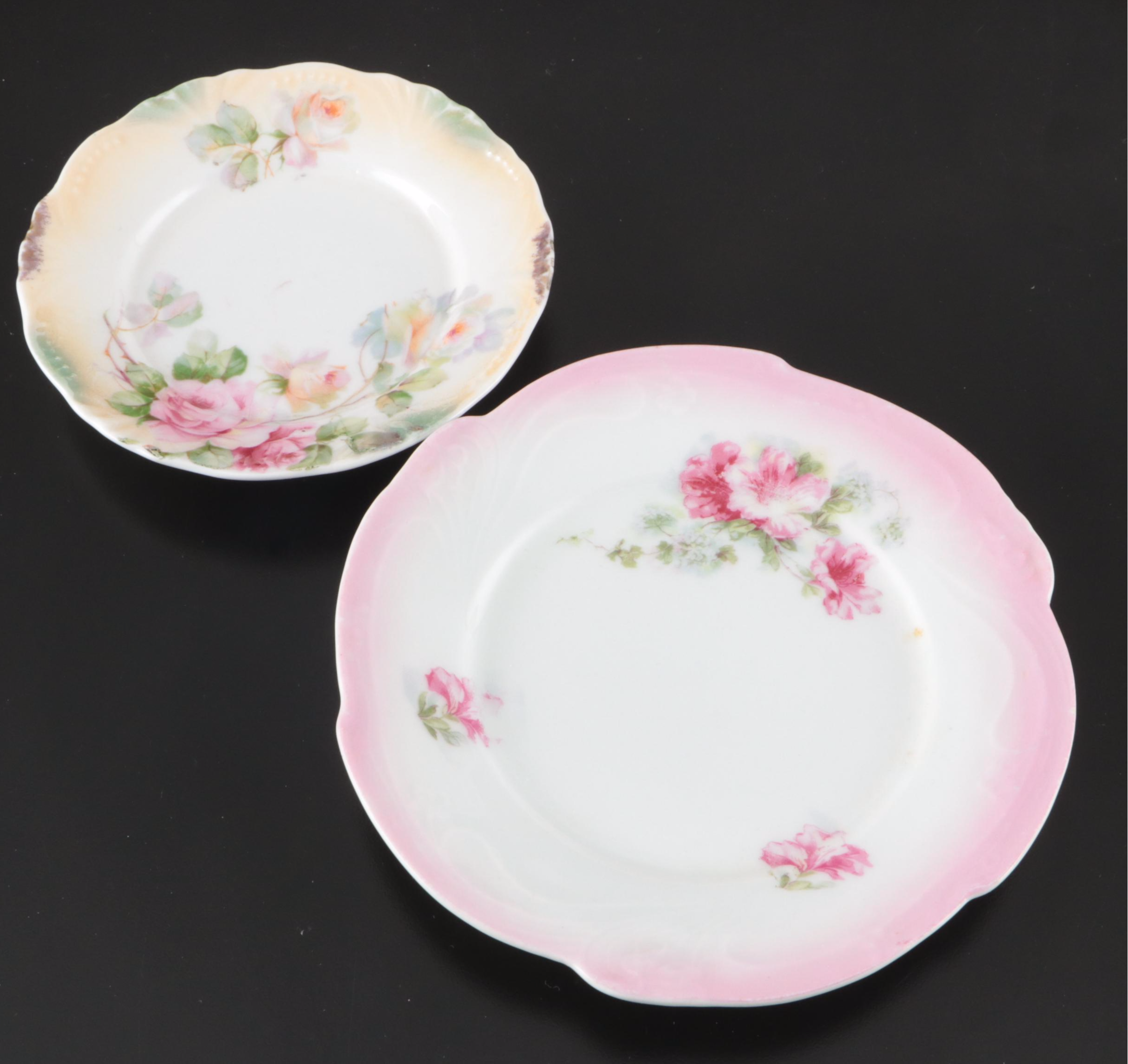 Shelley "Primrose" with Other Flower Pattern Porcelain and Bone China Plates