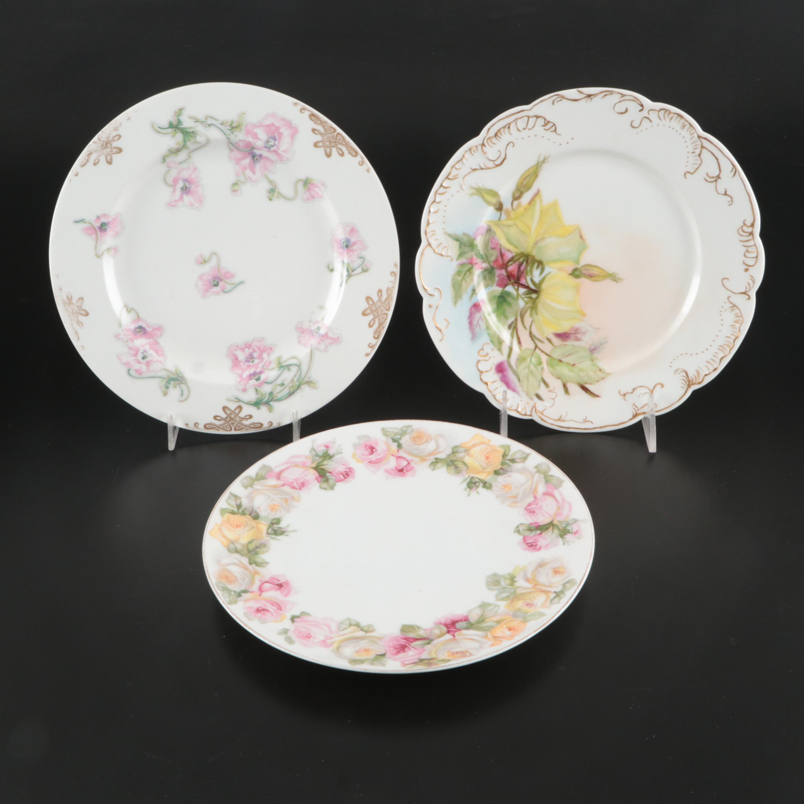 Shelley "Primrose" with Other Flower Pattern Porcelain and Bone China Plates