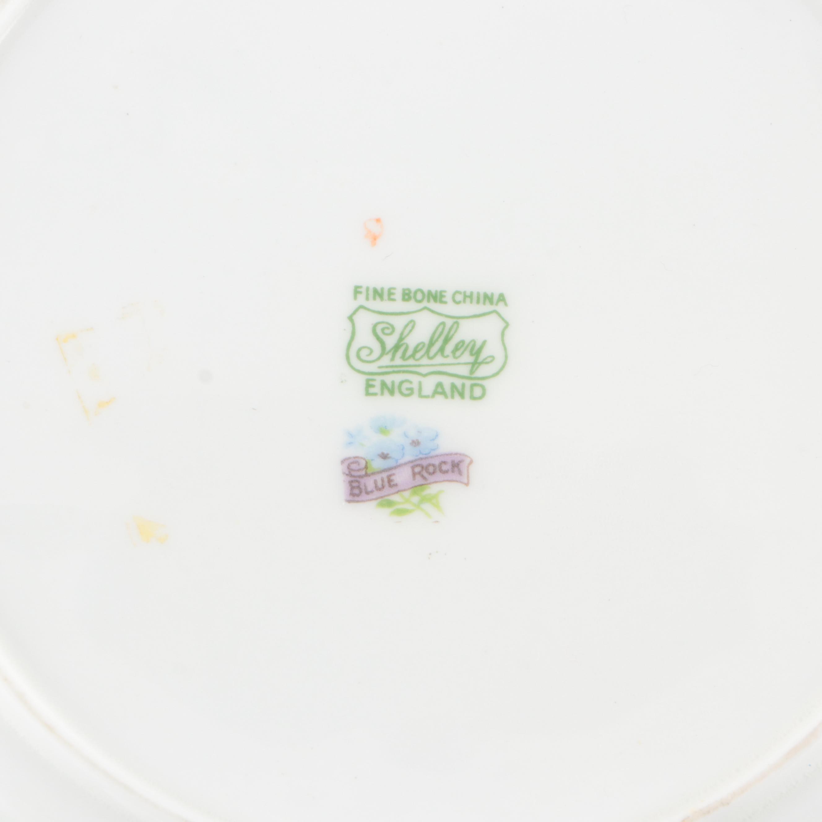 Shelley "Primrose" with Other Flower Pattern Porcelain and Bone China Plates