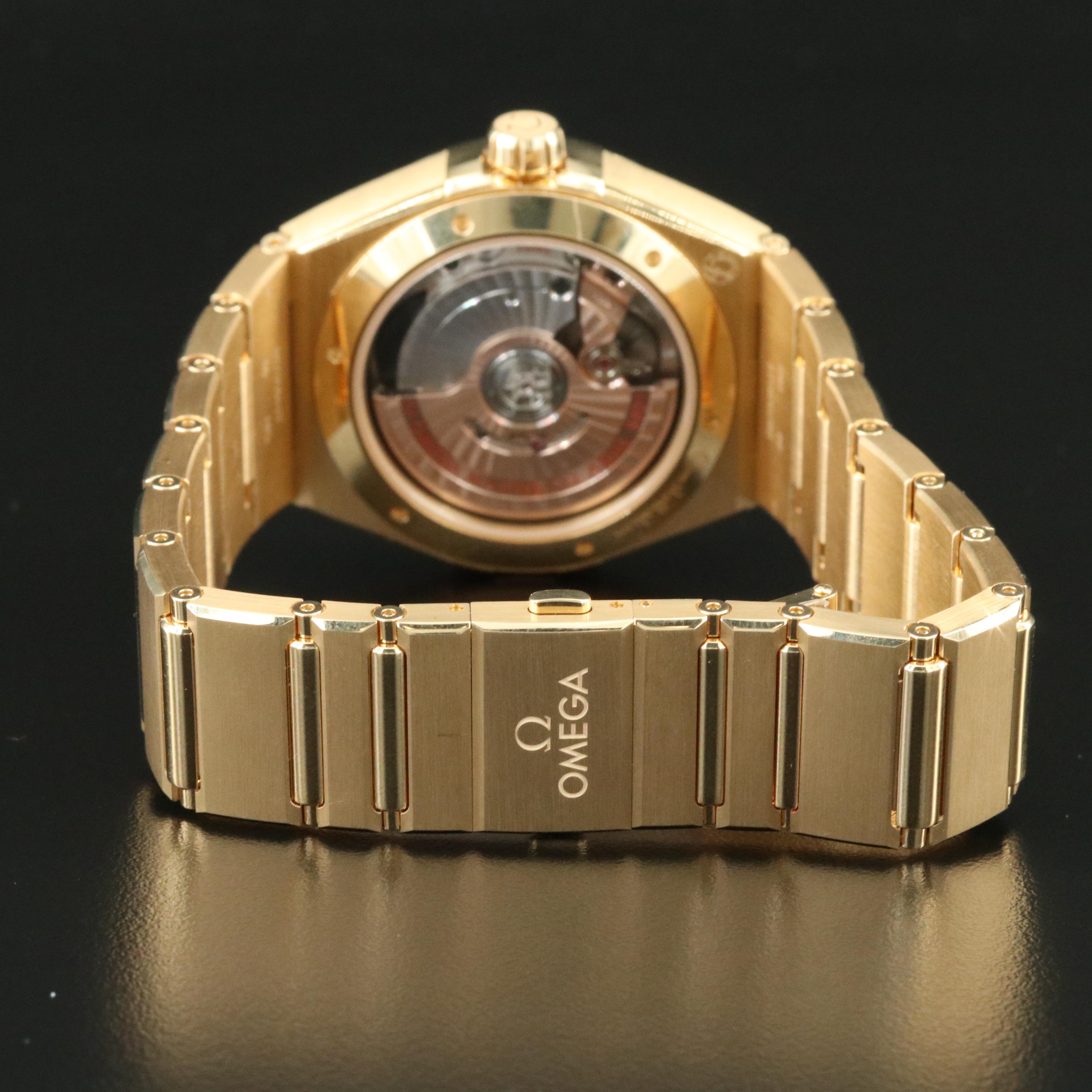2024 Omega Constellation Opaline 18K Gold 39mm Automatic Watch