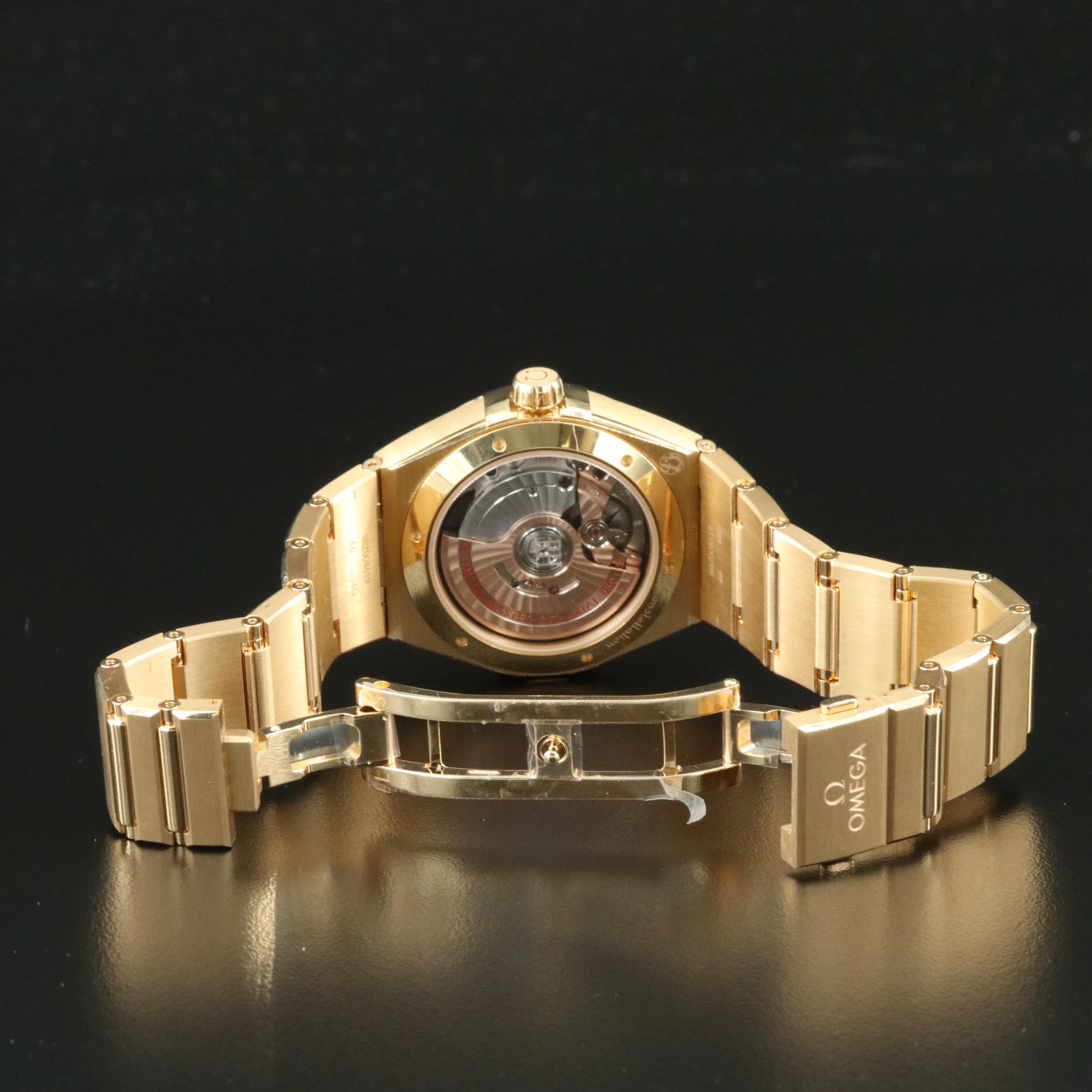 2024 Omega Constellation Opaline 18K Gold 39mm Automatic Watch