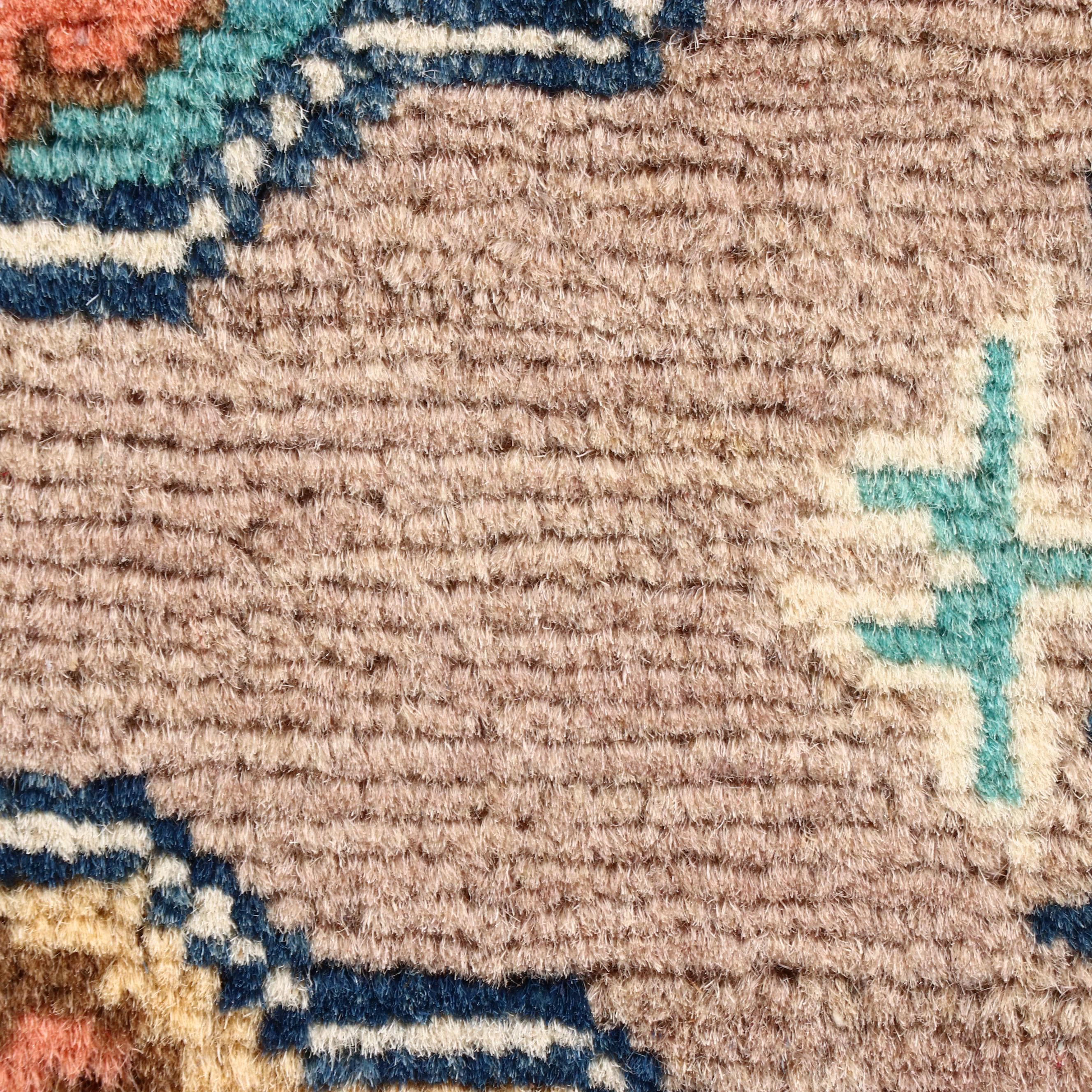 1'11 x 5'11 Hand-Knotted Afghan Kazak Carpet Runner