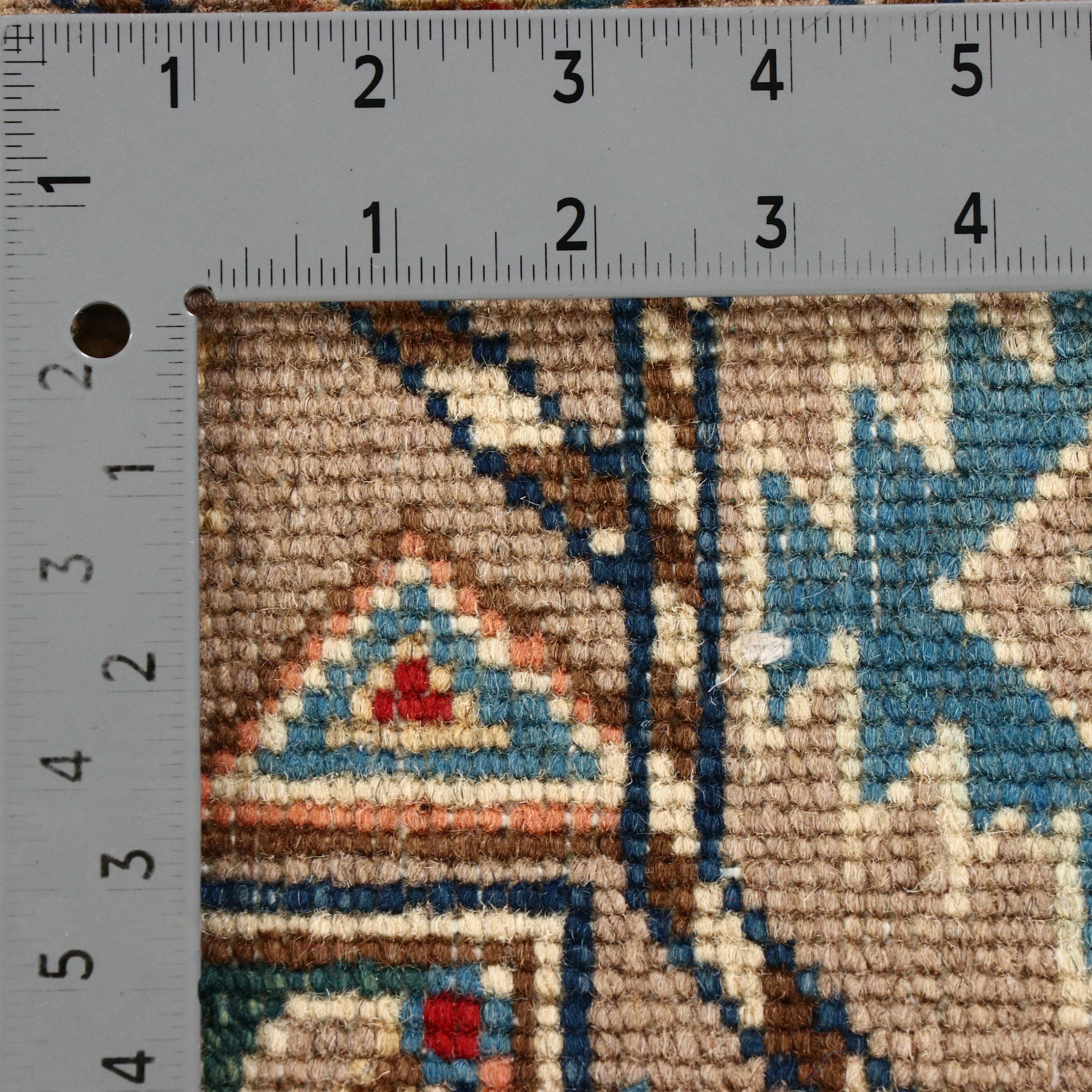 1'11 x 5'11 Hand-Knotted Afghan Kazak Carpet Runner