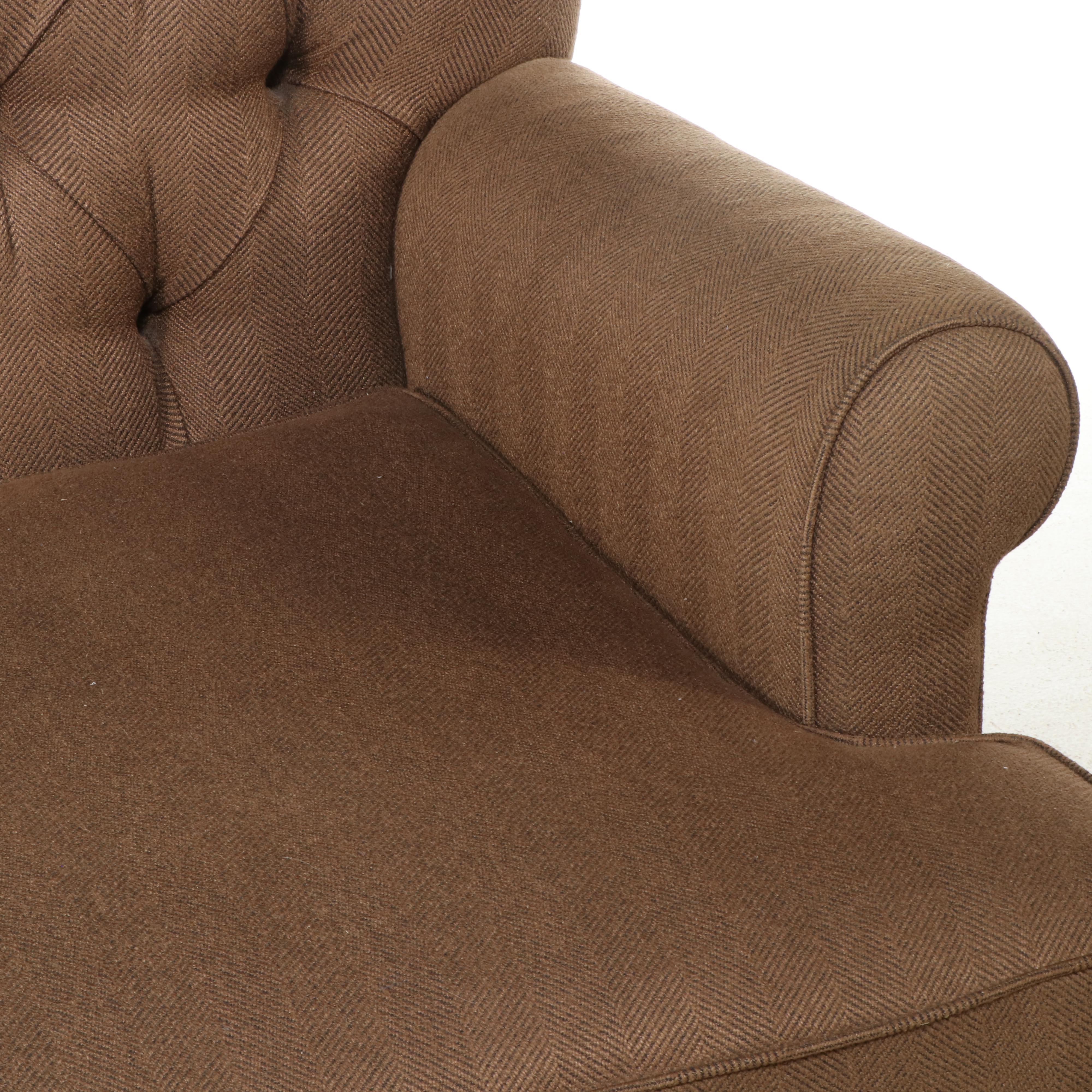 Arhaus Furniture Buttoned-Down Sofa