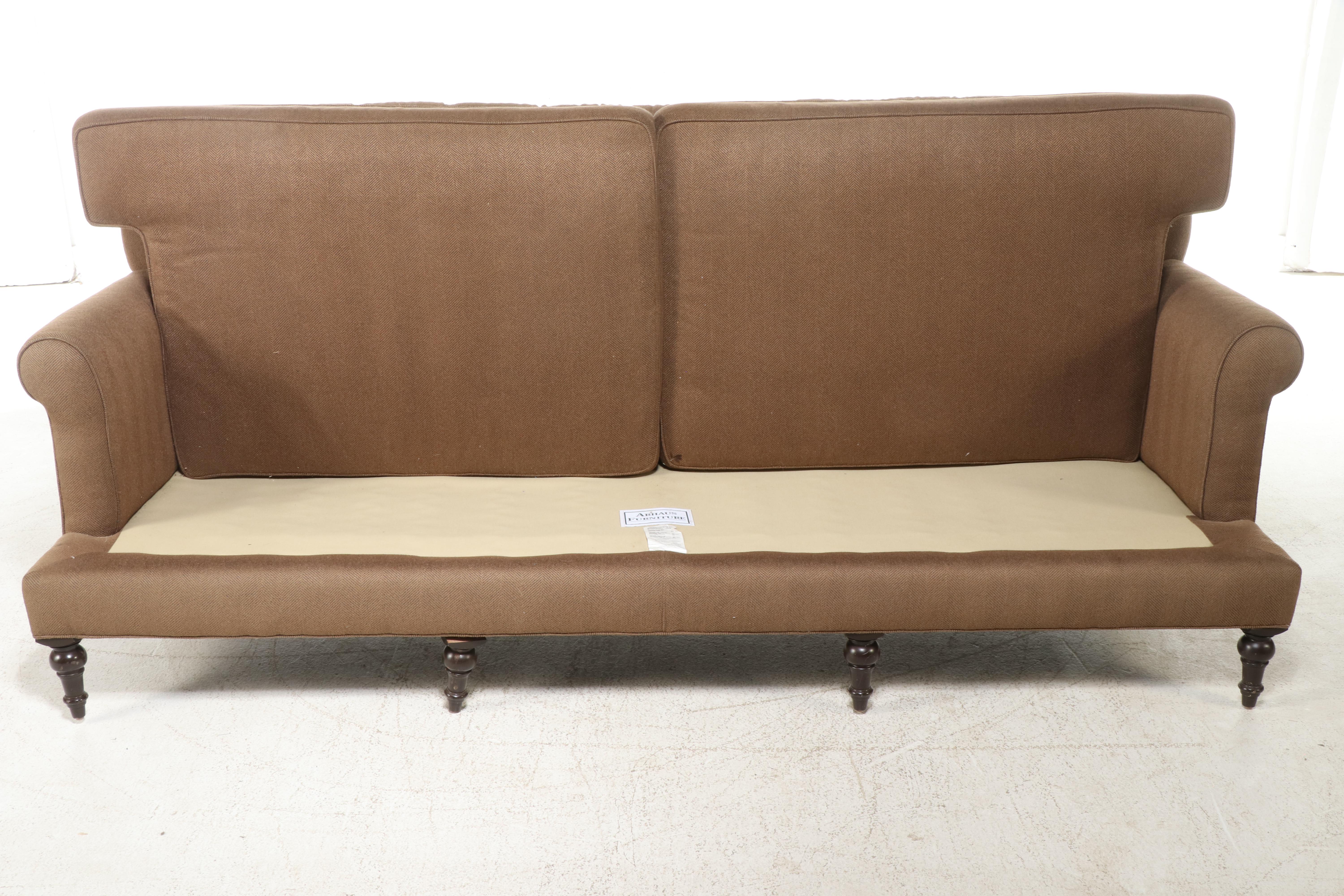 Arhaus Furniture Buttoned-Down Sofa
