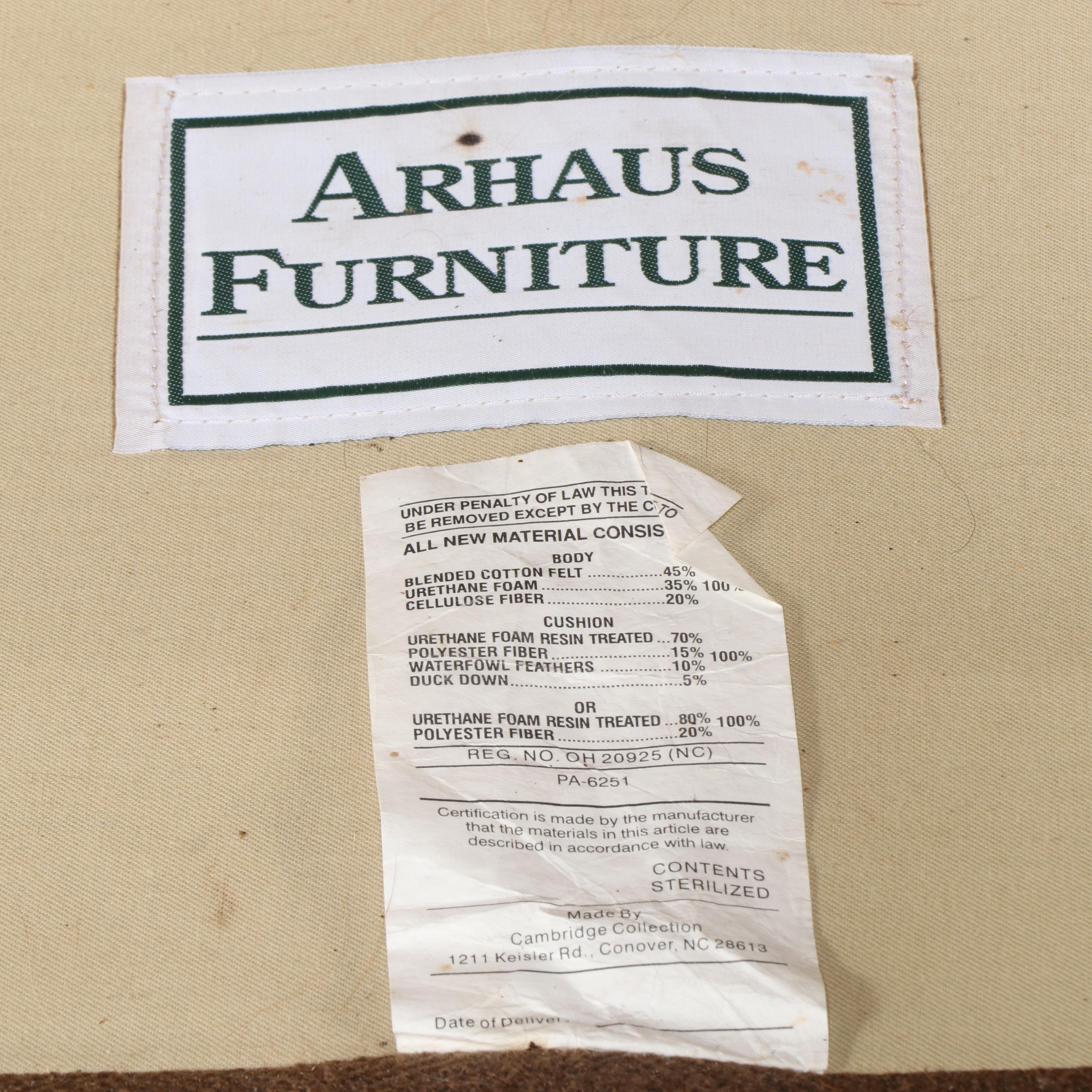 Arhaus Furniture Buttoned-Down Sofa