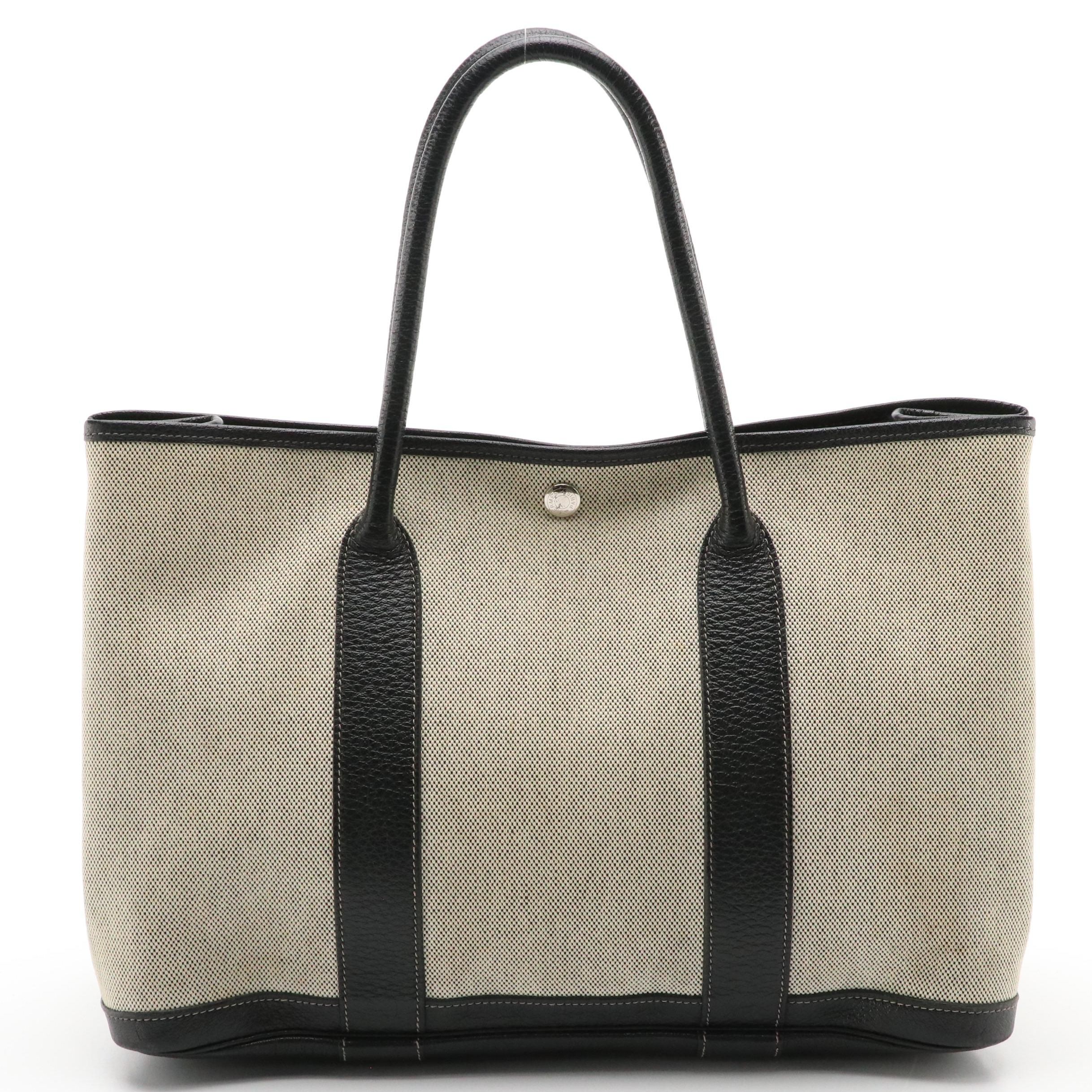 Hermès Garden Party 36 Tote Bag in Toile and Buffalo Leather
