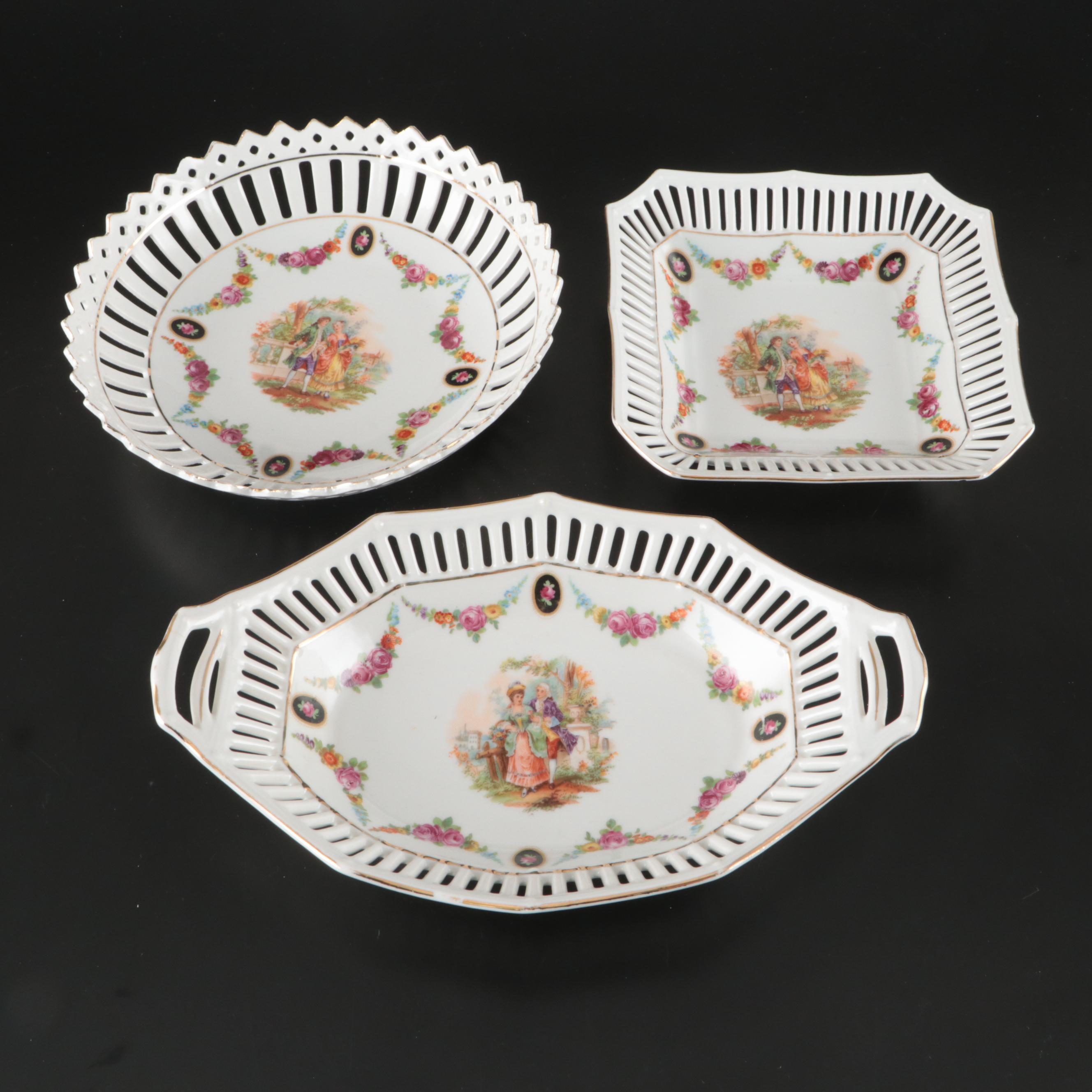 Royal Crown Derby "Olde Avesbury" with Victorian Luster Cups and Other Tableware
