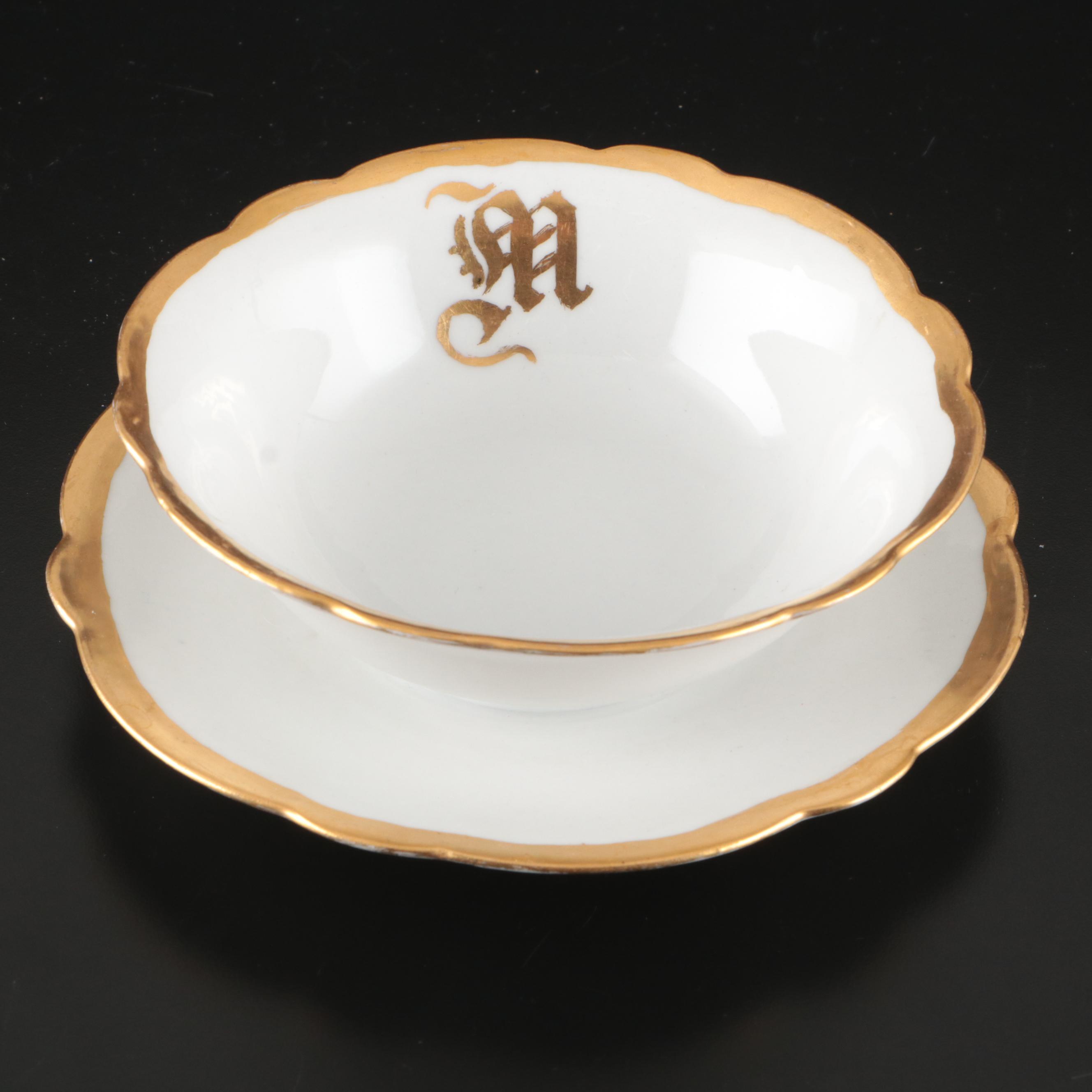 Royal Crown Derby "Olde Avesbury" with Victorian Luster Cups and Other Tableware