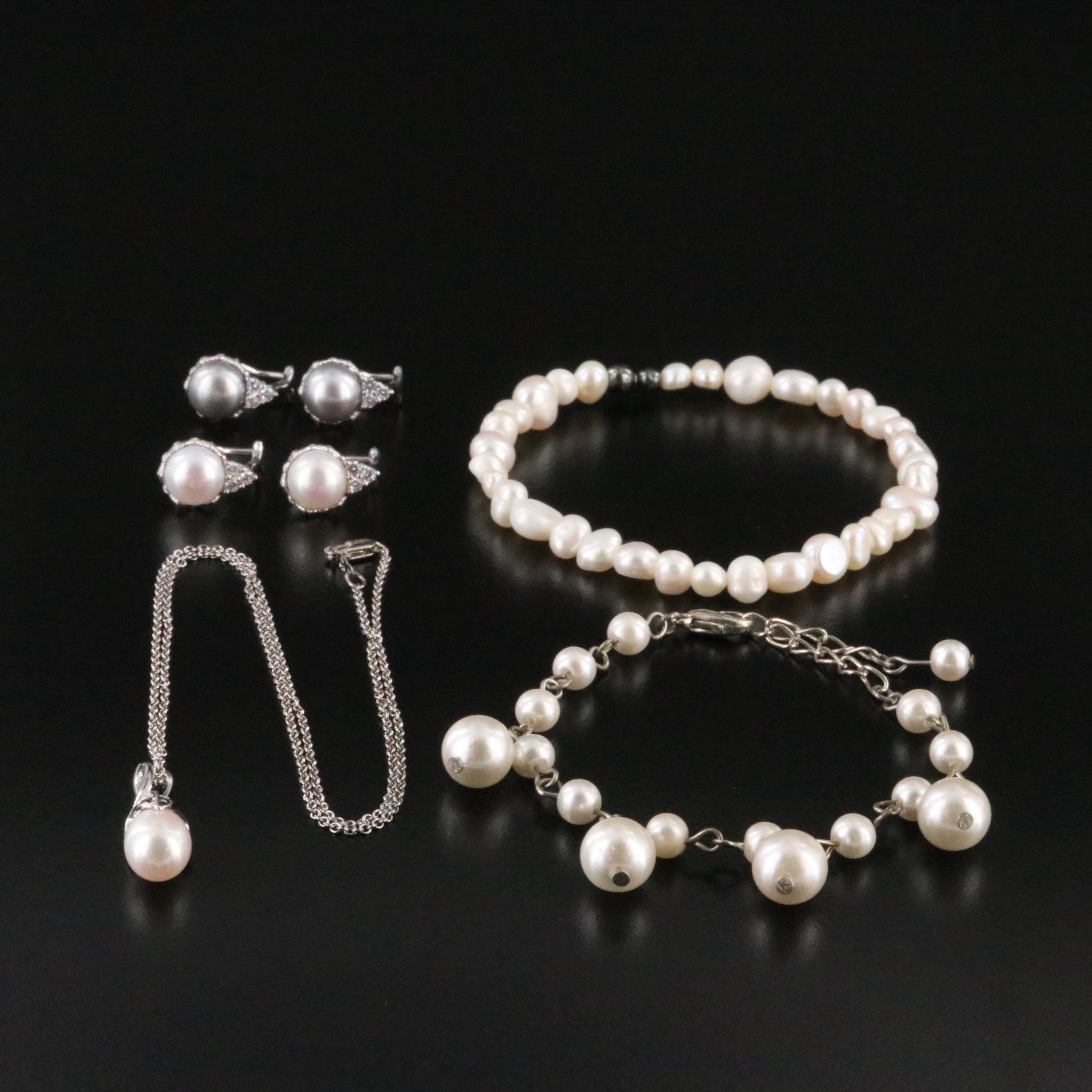 Judith Ripka and Honora Pearl and CZ Jewelry Assortment