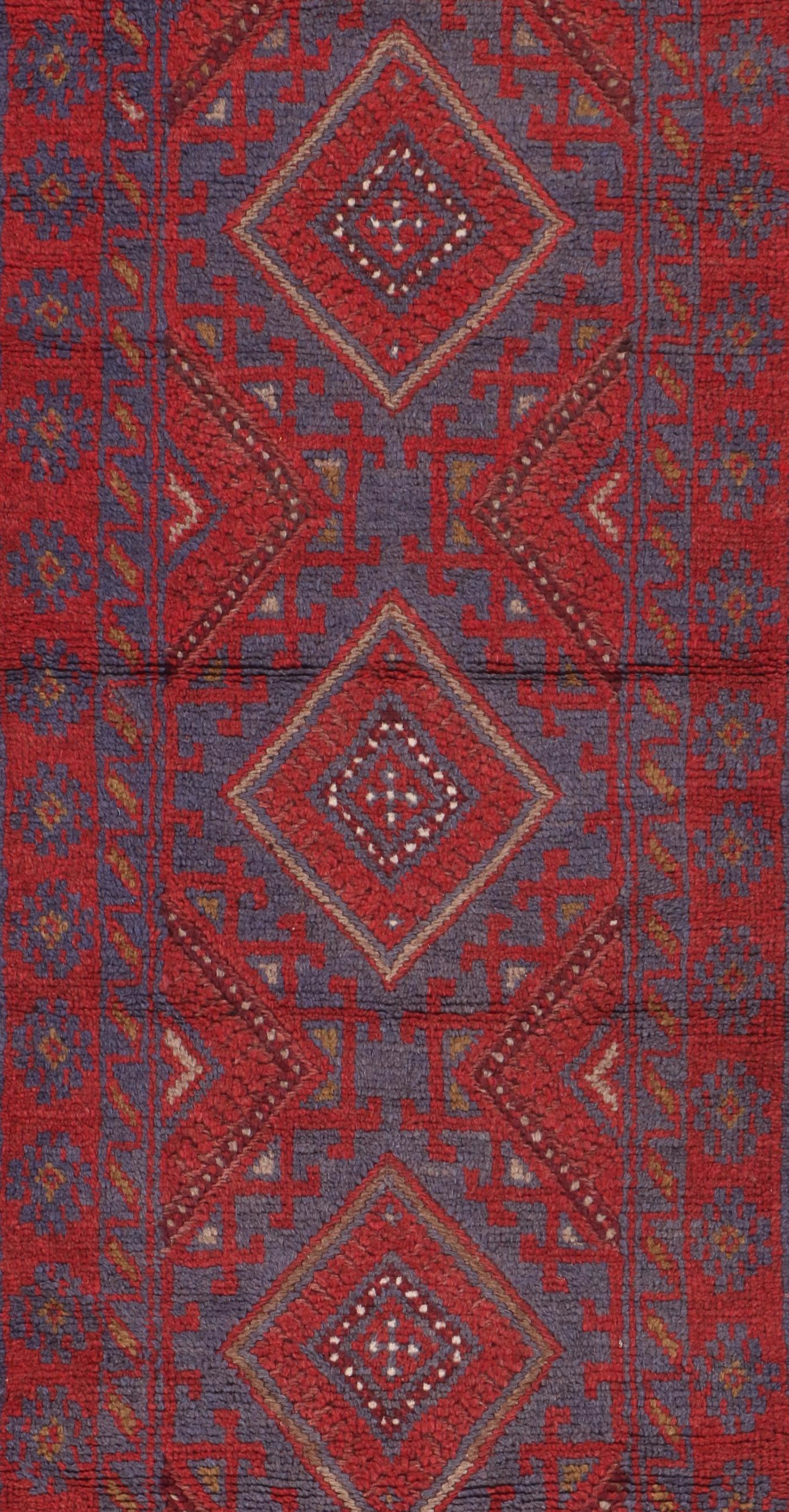 2'1 x 8'3 Handwoven Afghan Mashwani Carpet Runner