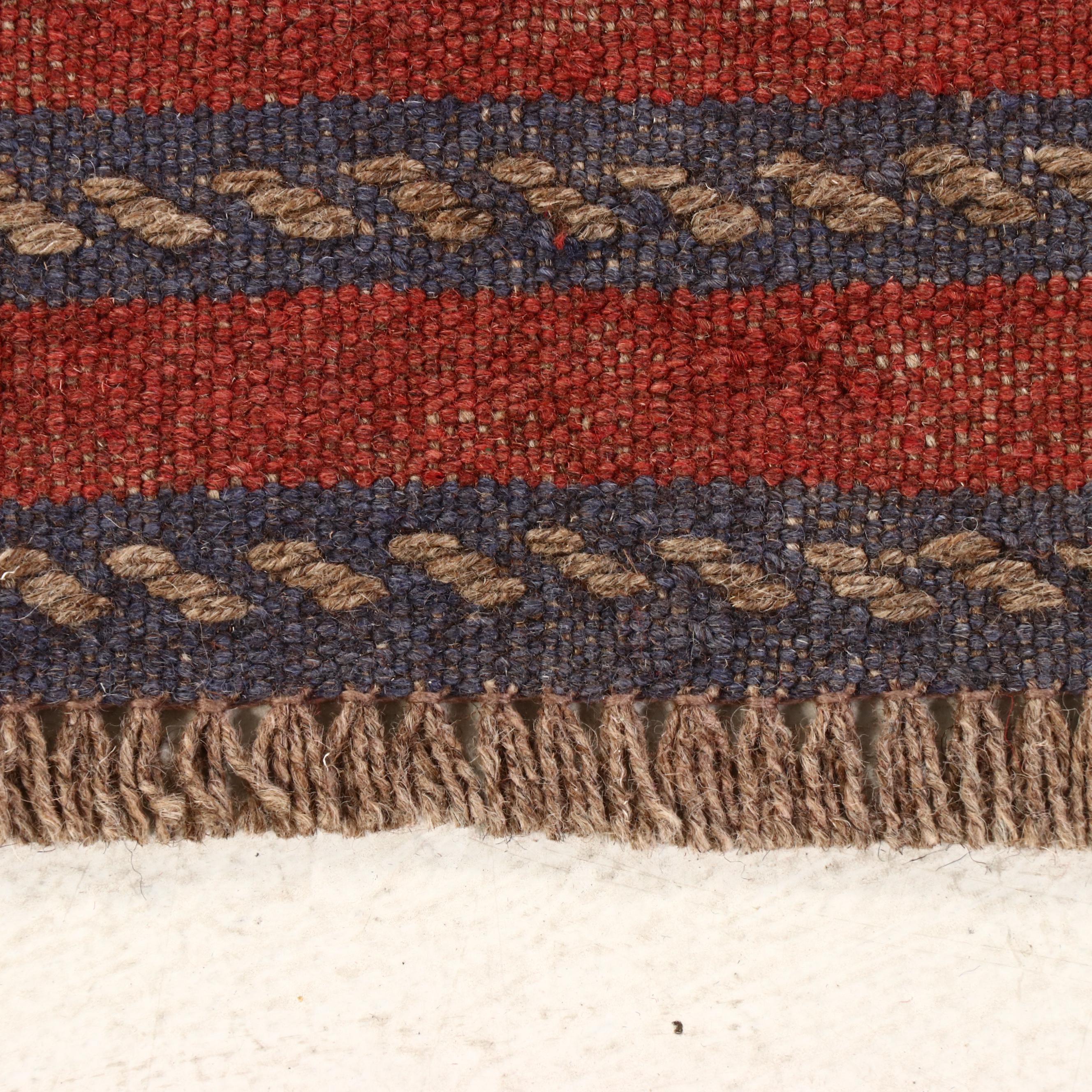 2'1 x 8'3 Handwoven Afghan Mashwani Carpet Runner