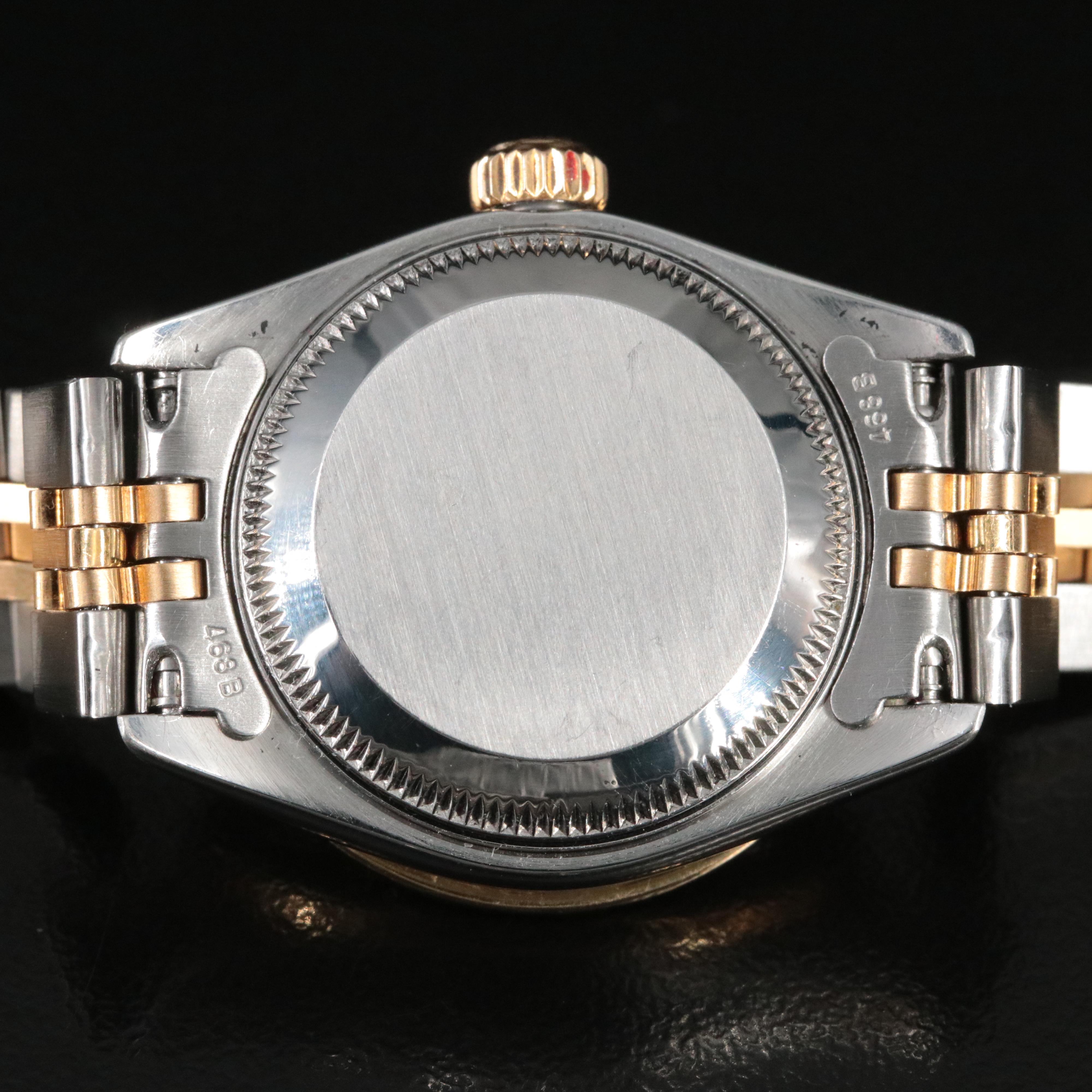 2000 Rolex Custom Diamond Dial and Bezel Lady-Datejust Watch