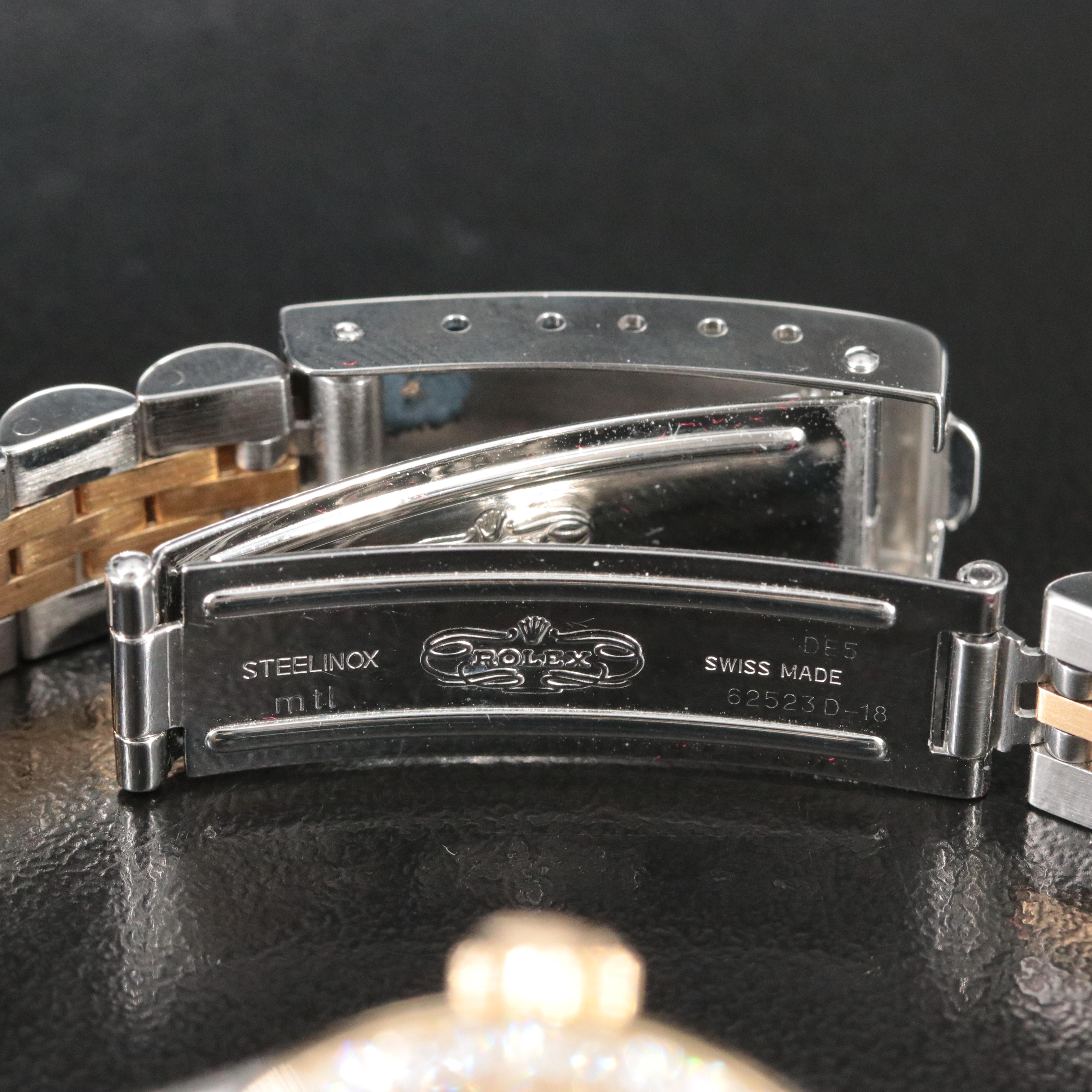 2000 Rolex Custom Diamond Dial and Bezel Lady-Datejust Watch