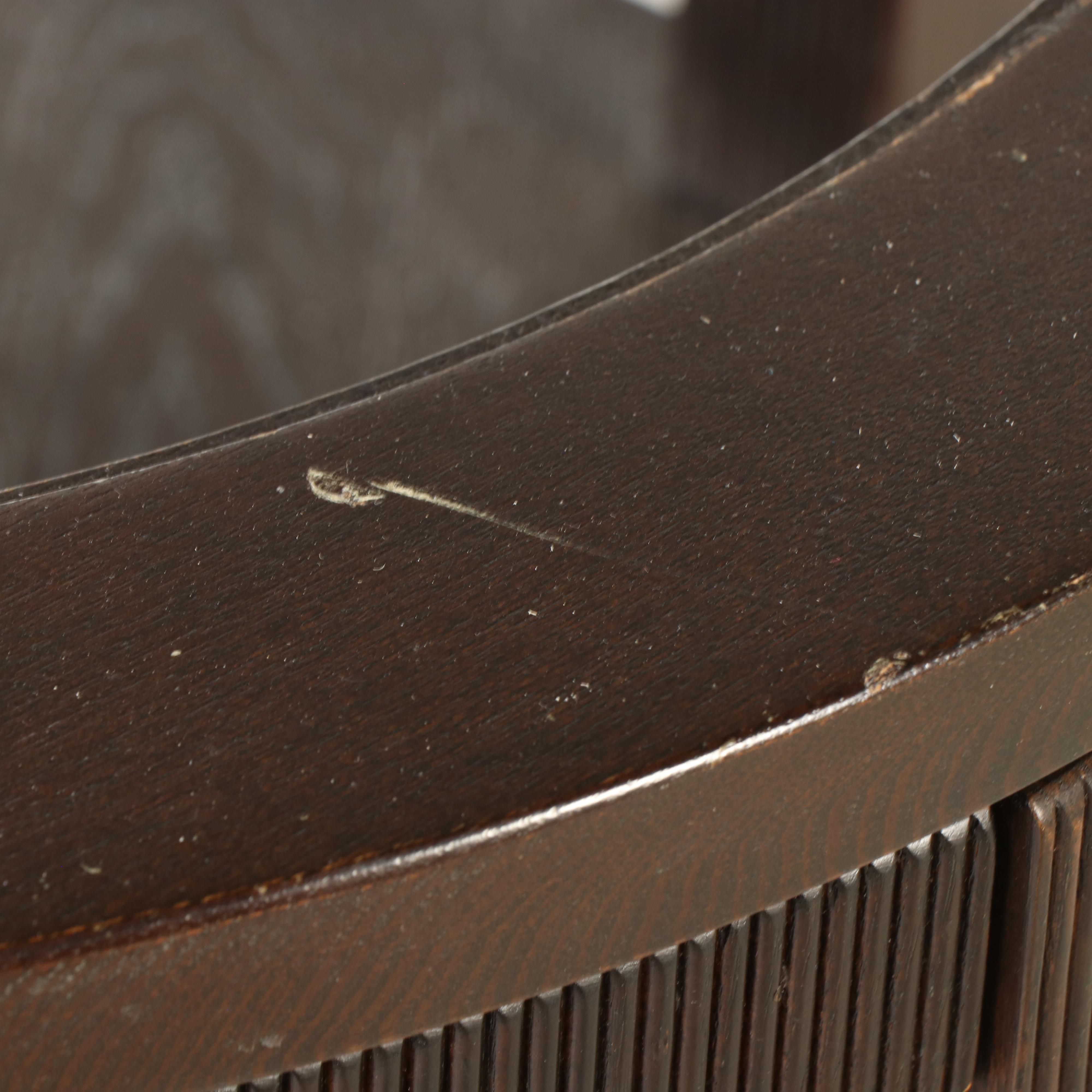 Contemporary Wood Three-Tier Side Table