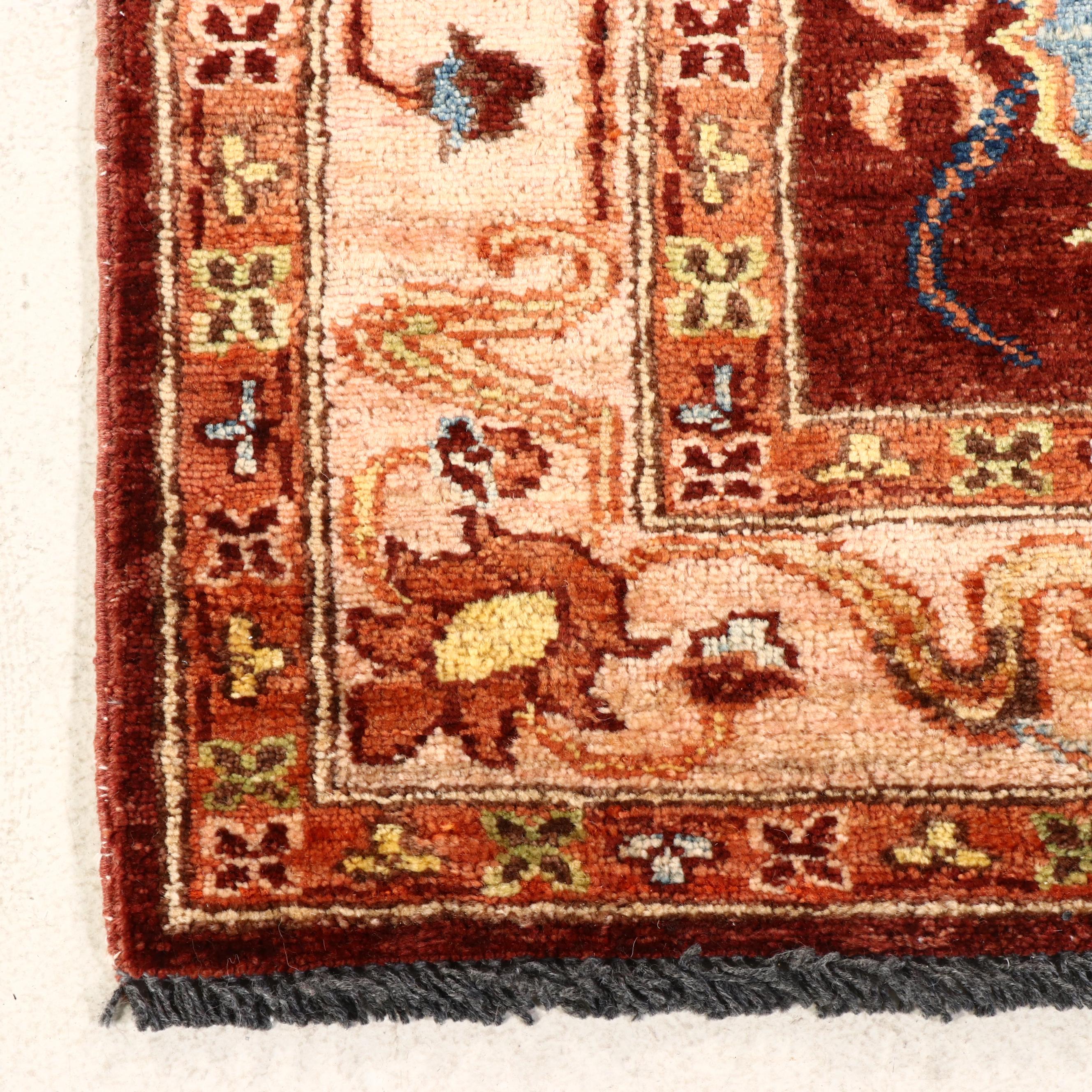 2'8 x 9'4 Hand-Knotted Pakistani Chobi Carpet Runner