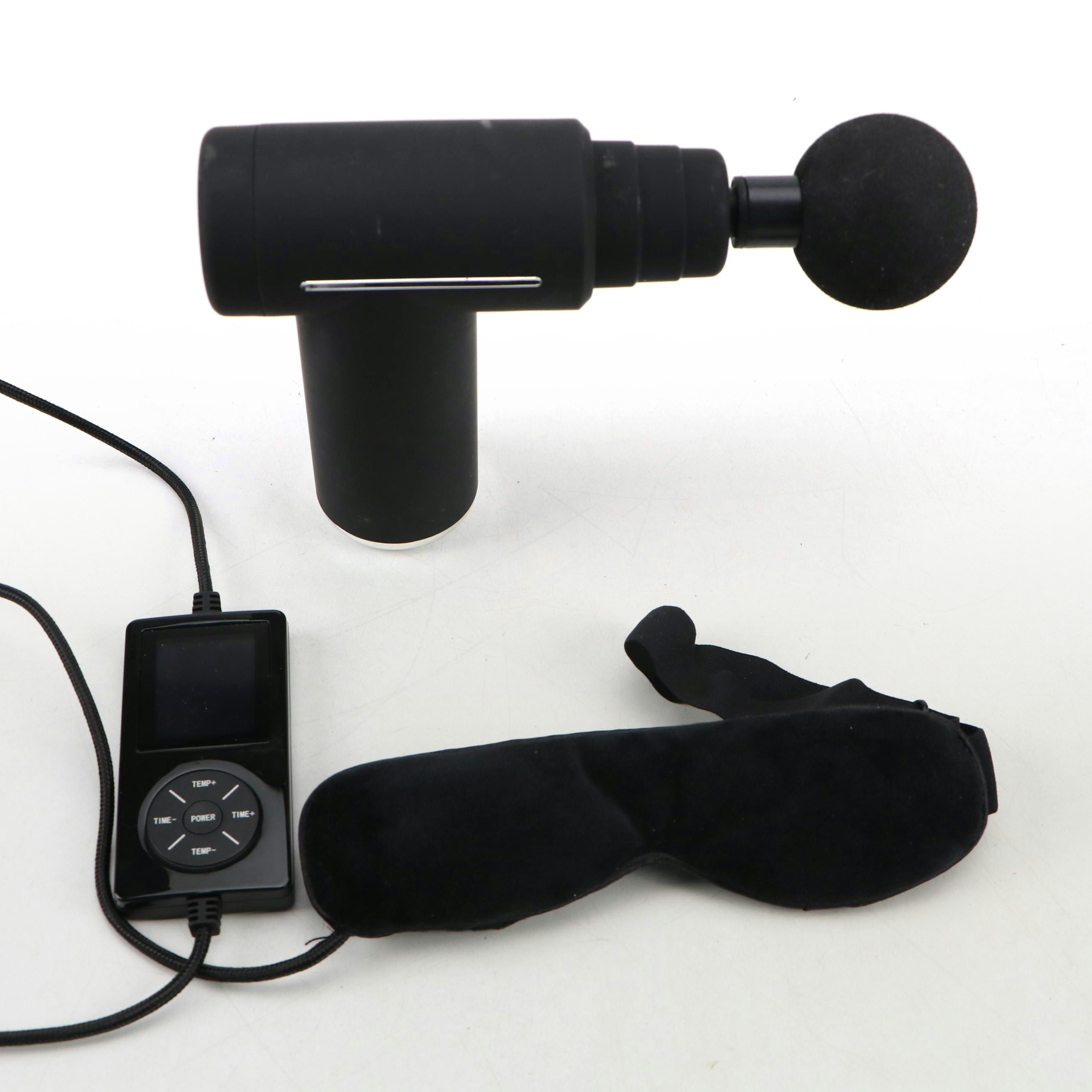 Sealy Massager Pro and Wizard Eye Mask Electric Heated Eye Mask