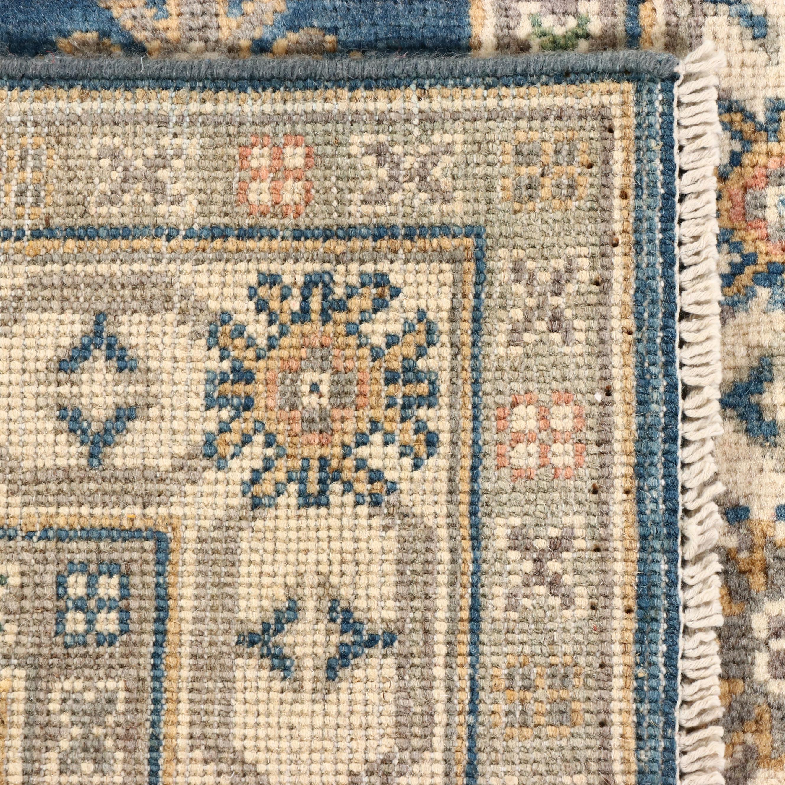 2'5 x 9'9 Hand-Knotted Afghan Kazak Carpet Runner