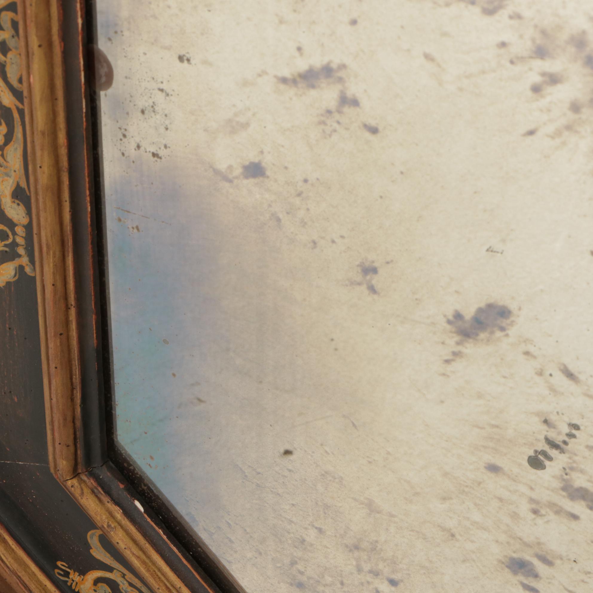 Chapman Spanish Baroque Octagonal Wall Mirror, Late 20th Century