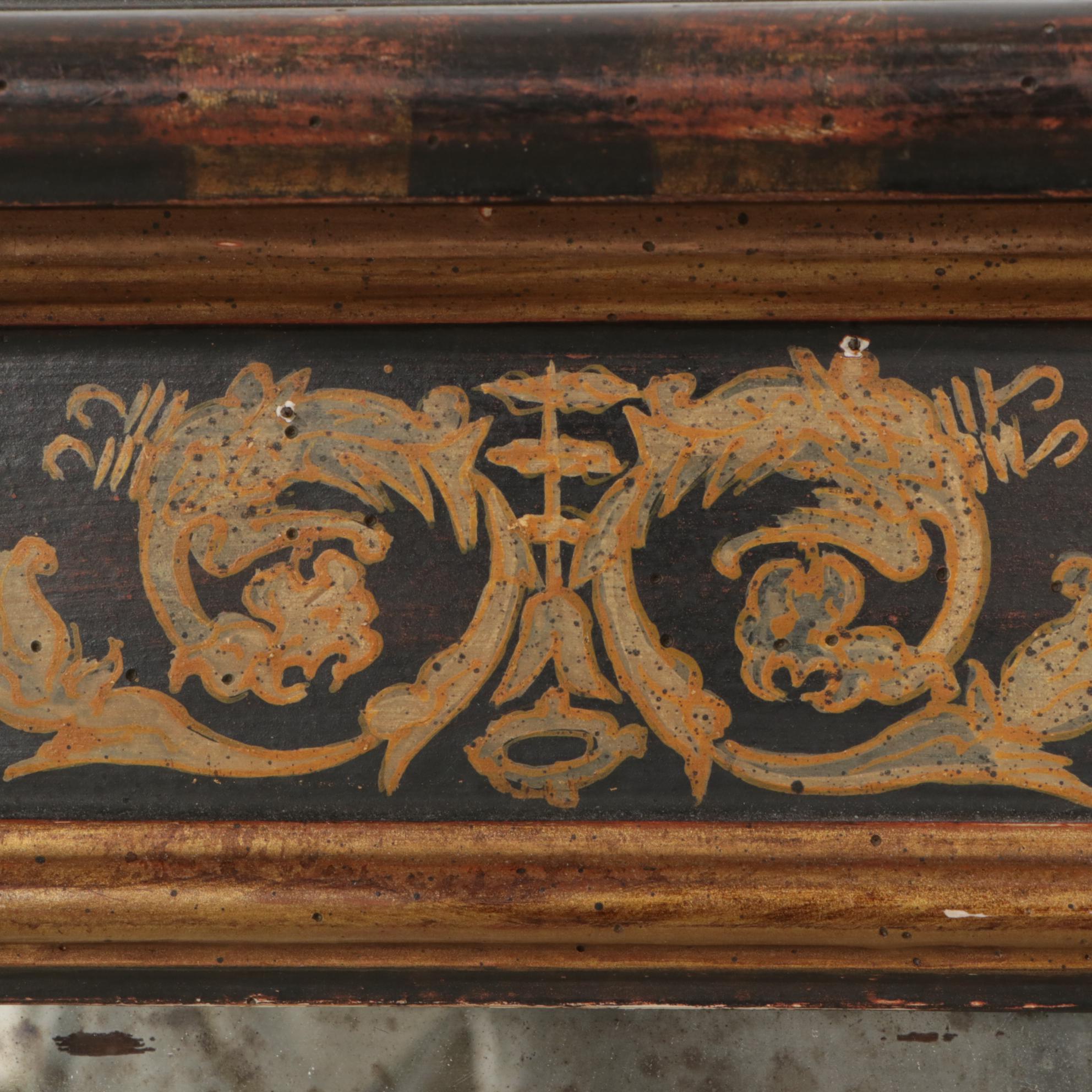 Chapman Spanish Baroque Octagonal Wall Mirror, Late 20th Century