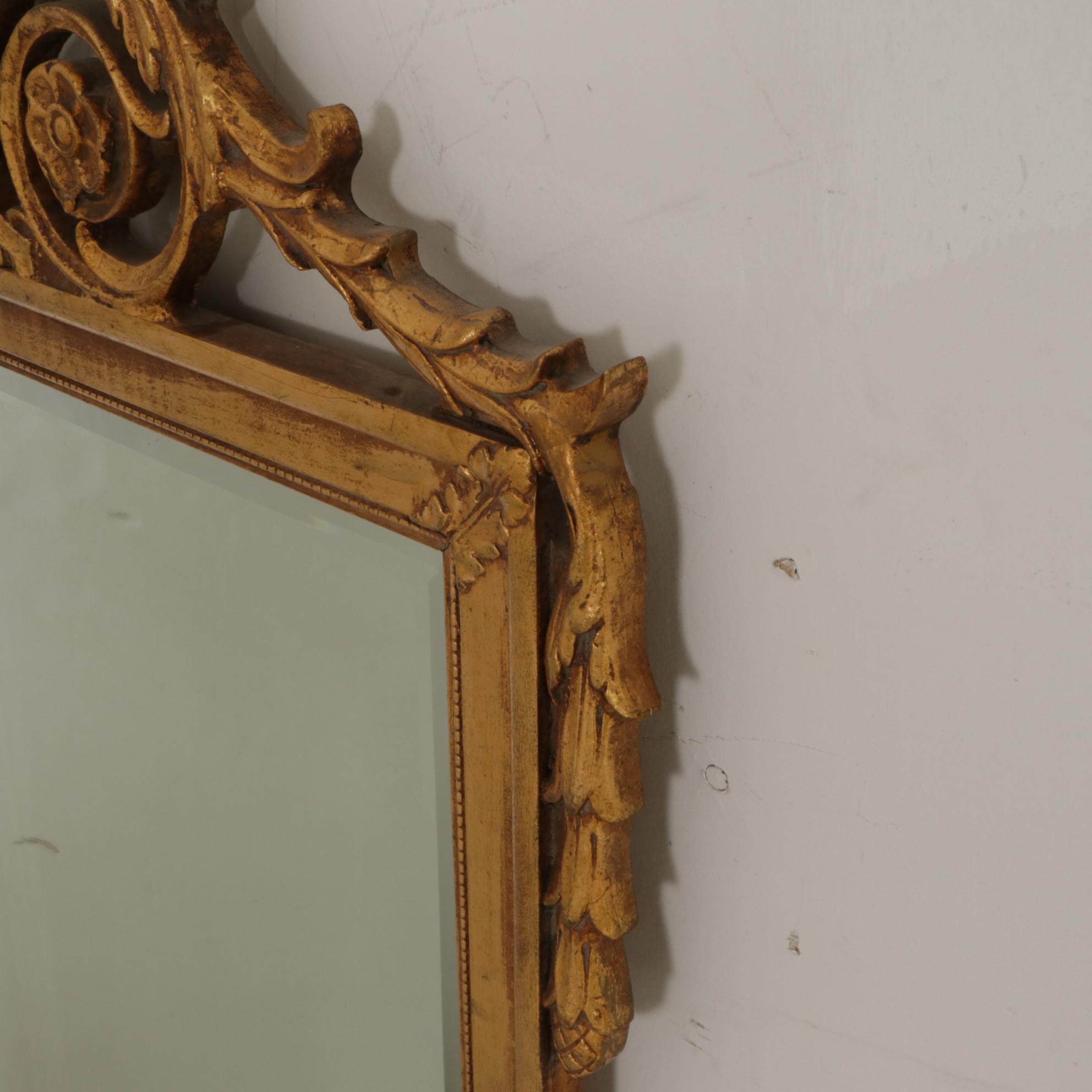 Louis XV Style Wall Mirror, Late 20th Century
