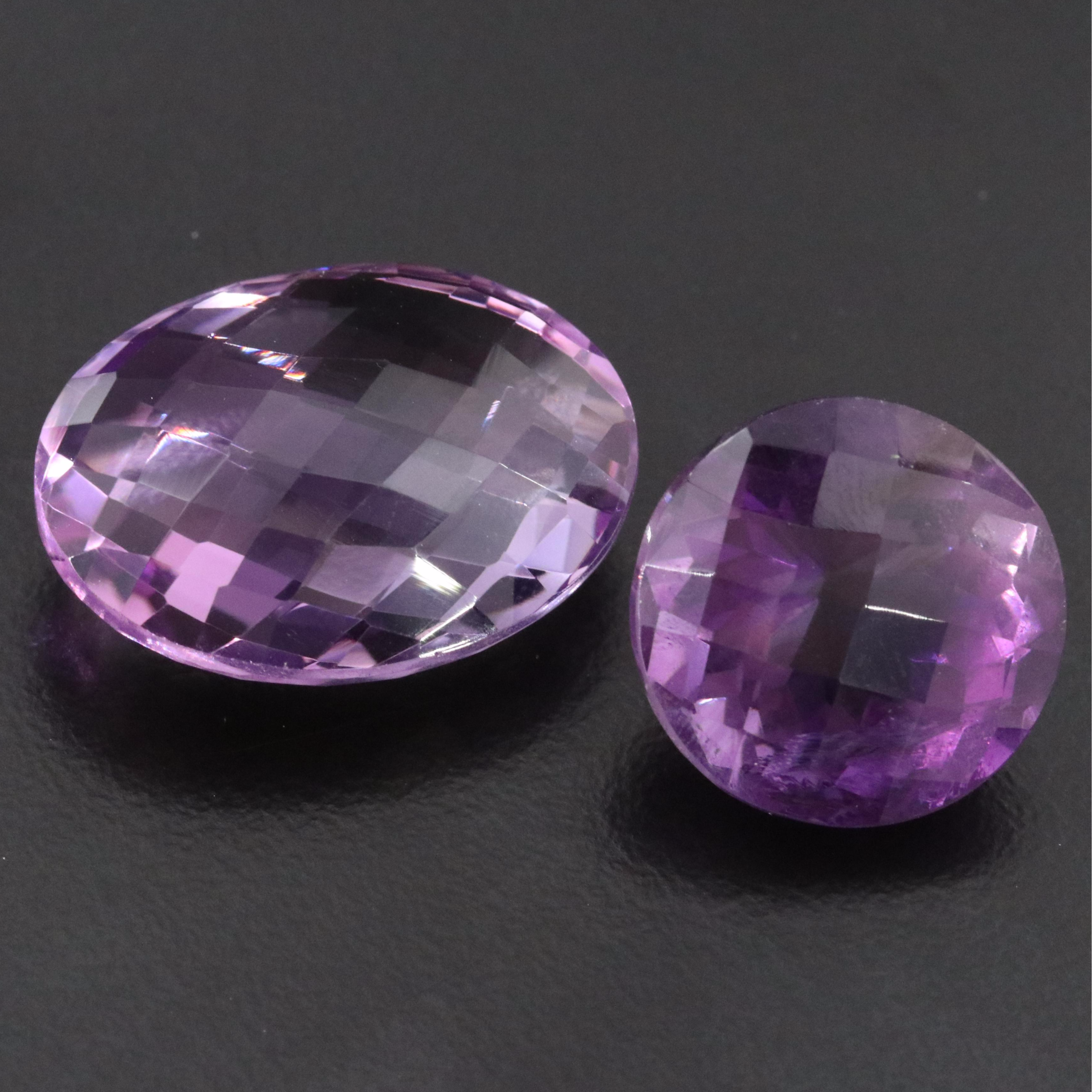 Loose 39.76 CTW Amethysts