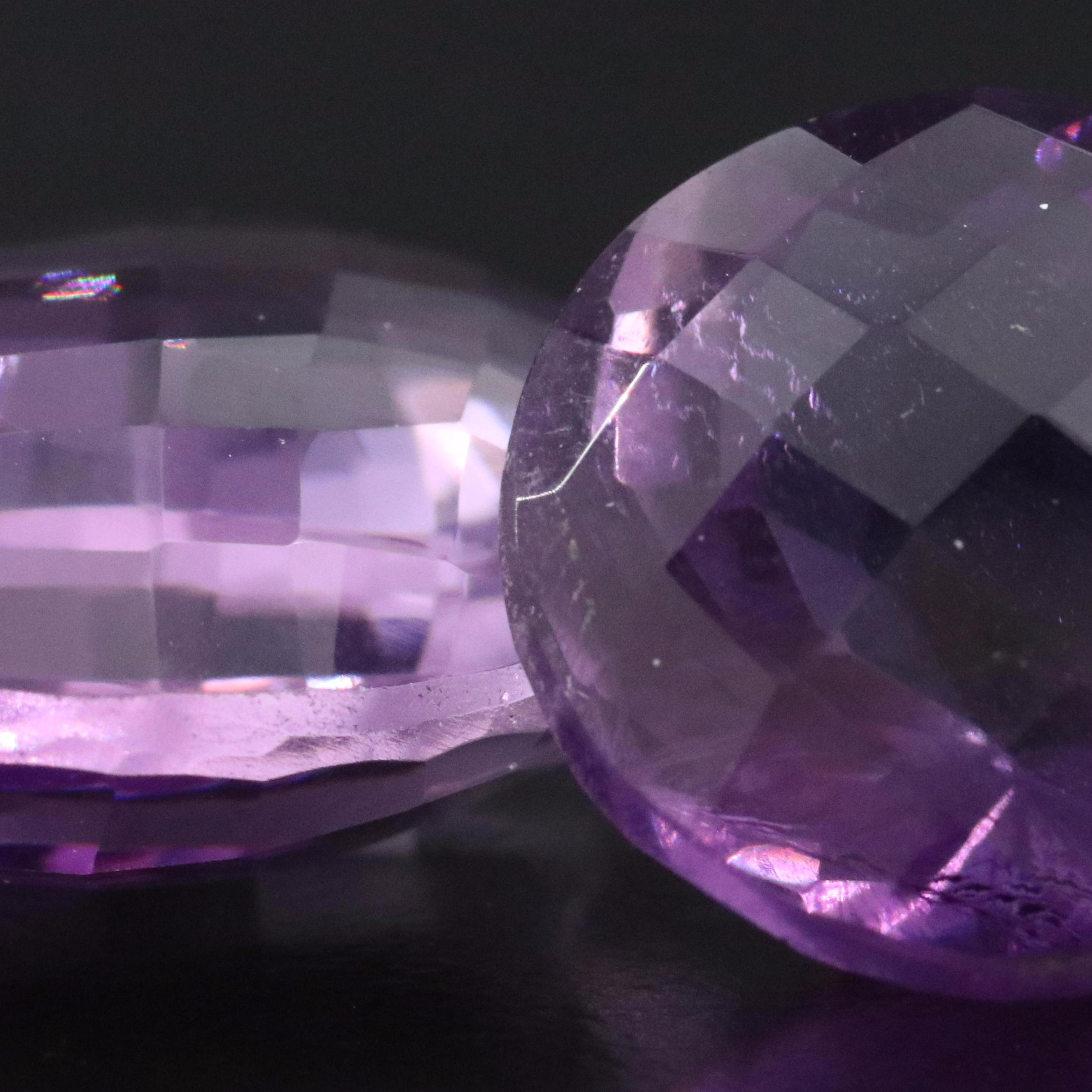 Loose 39.76 CTW Amethysts