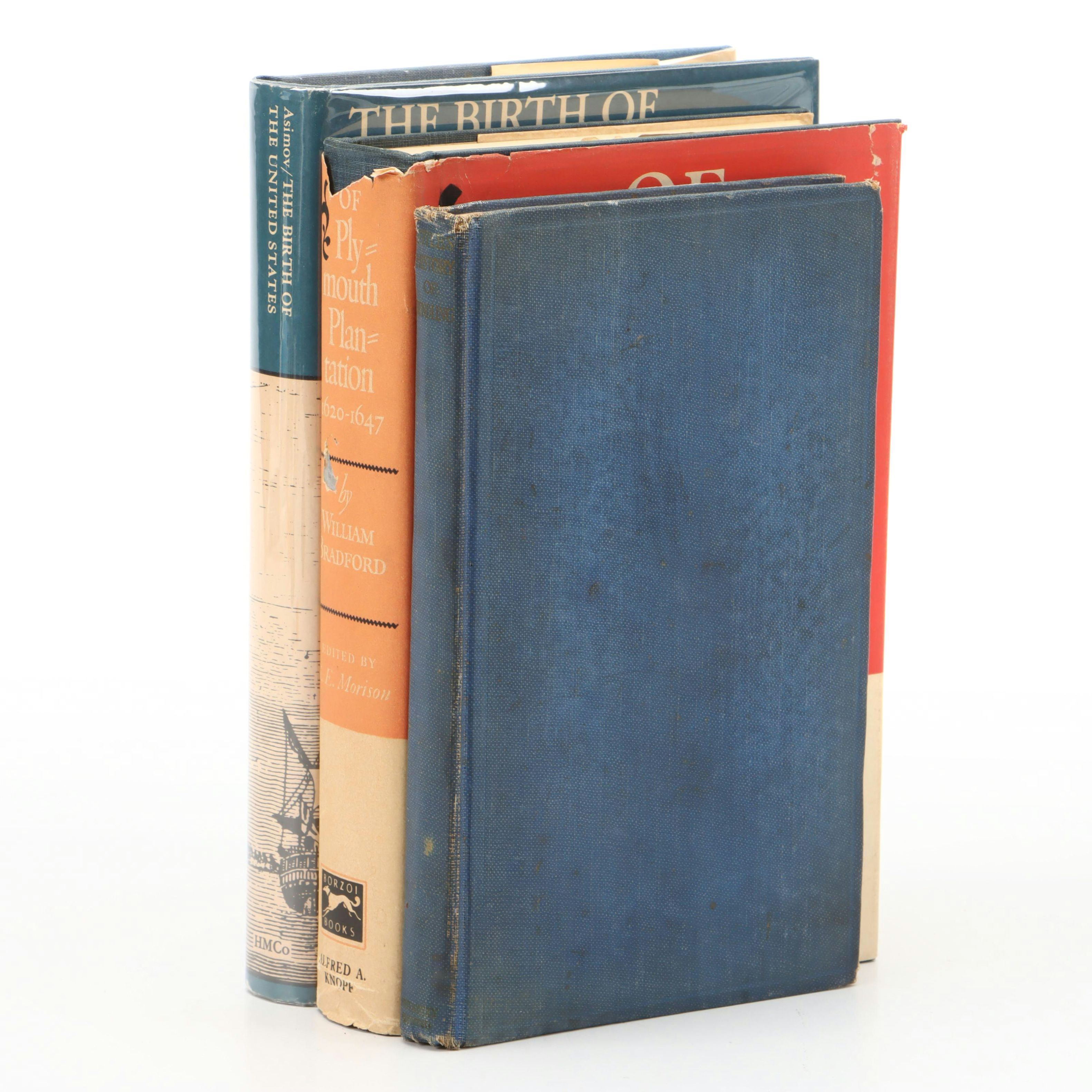 First Edition "The Birth of the United States" by Isaac Asimov and More Books