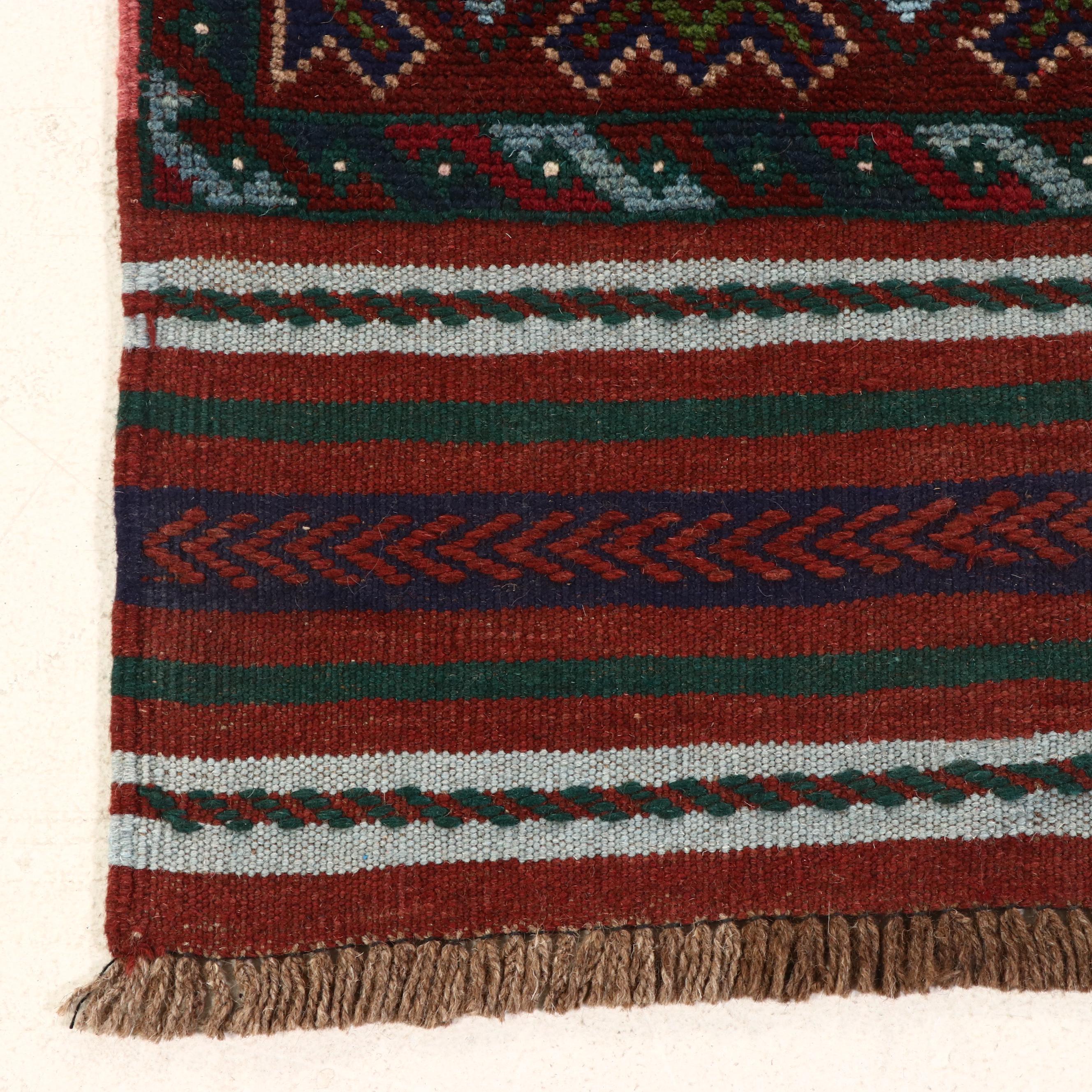 2'2 x 12'2 Handwoven Afghan Mashwani Carpet Runner