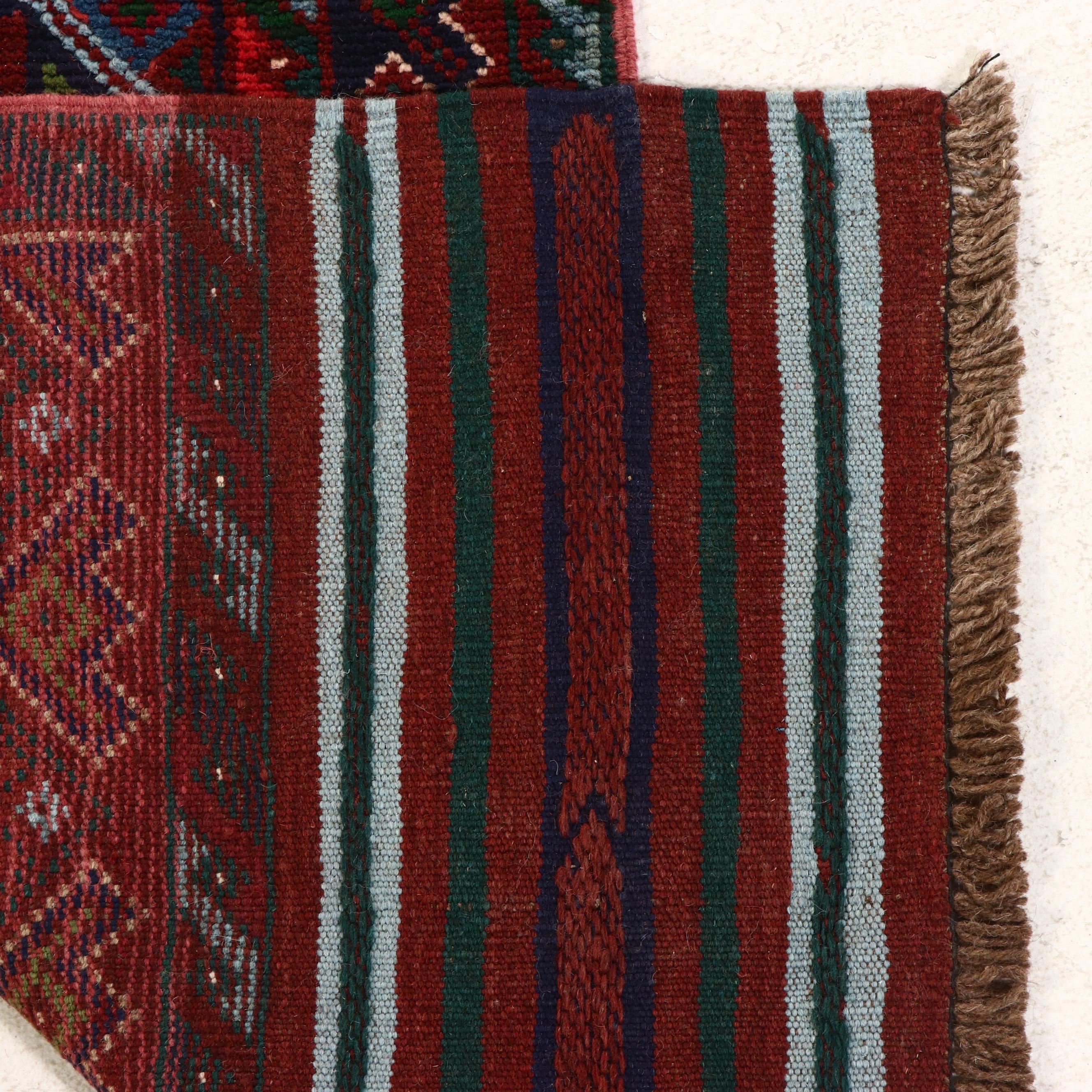 2'2 x 12'2 Handwoven Afghan Mashwani Carpet Runner