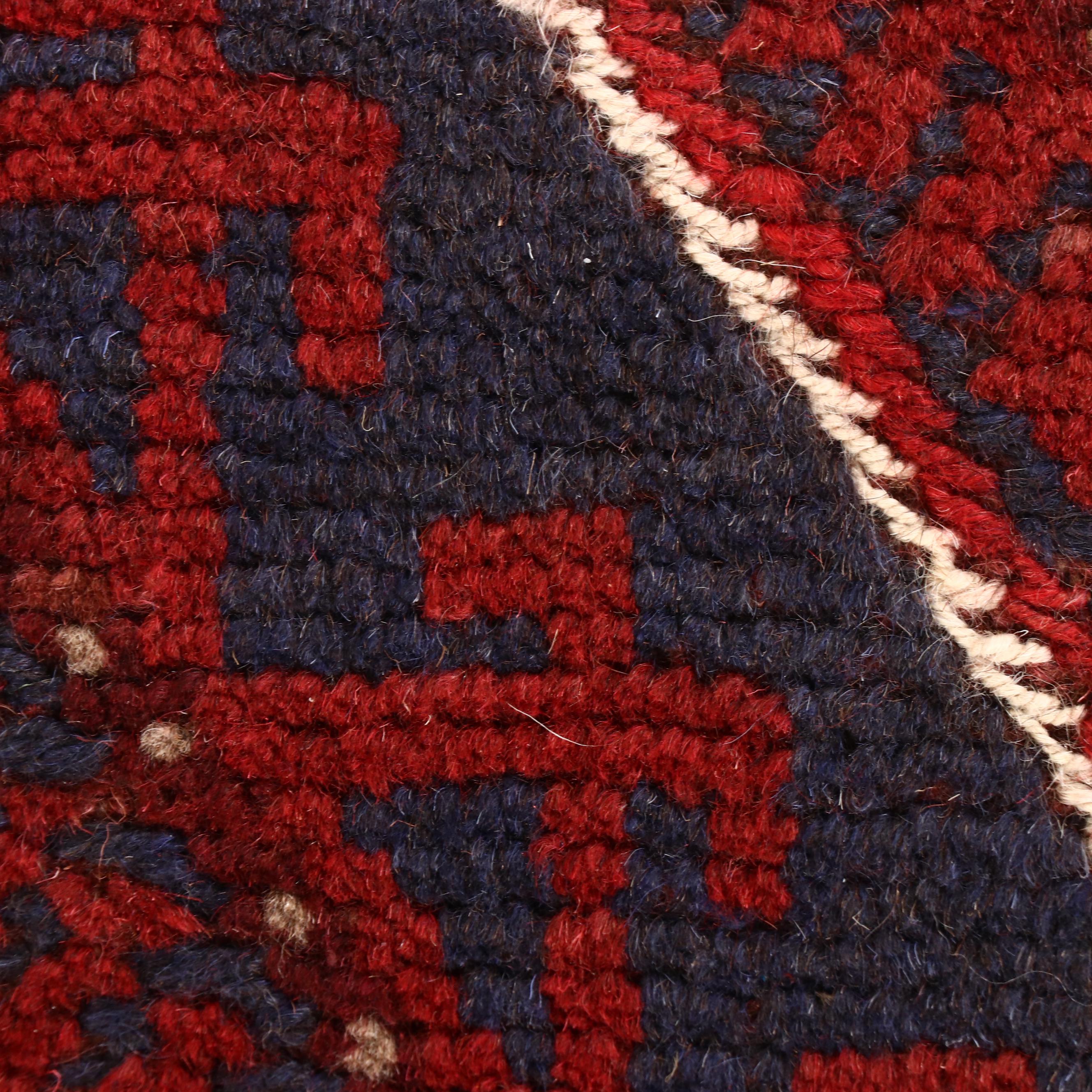 1'11 x 8'1 Handwoven Afghan Mashwani Carpet Runner