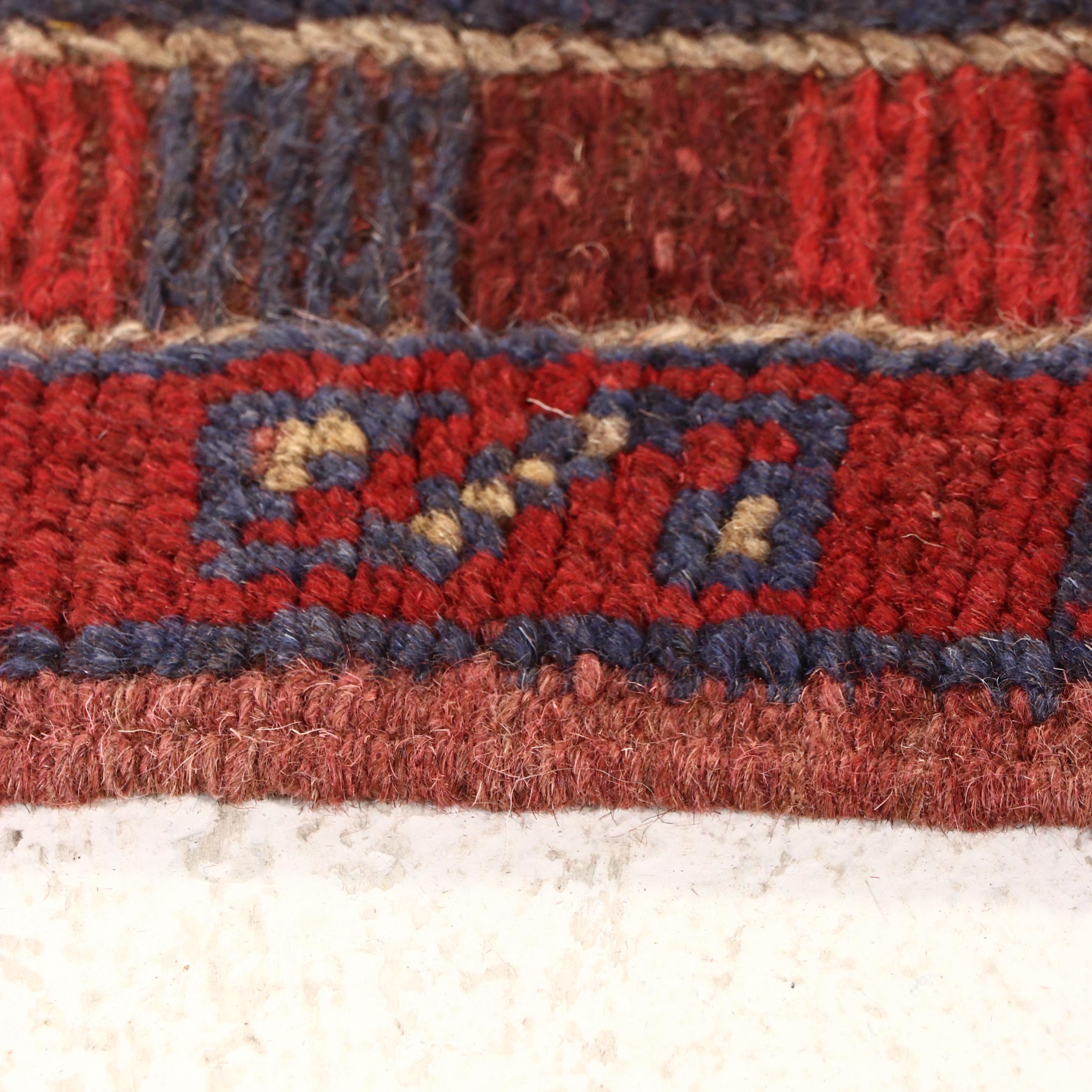 1'11 x 8'1 Handwoven Afghan Mashwani Carpet Runner