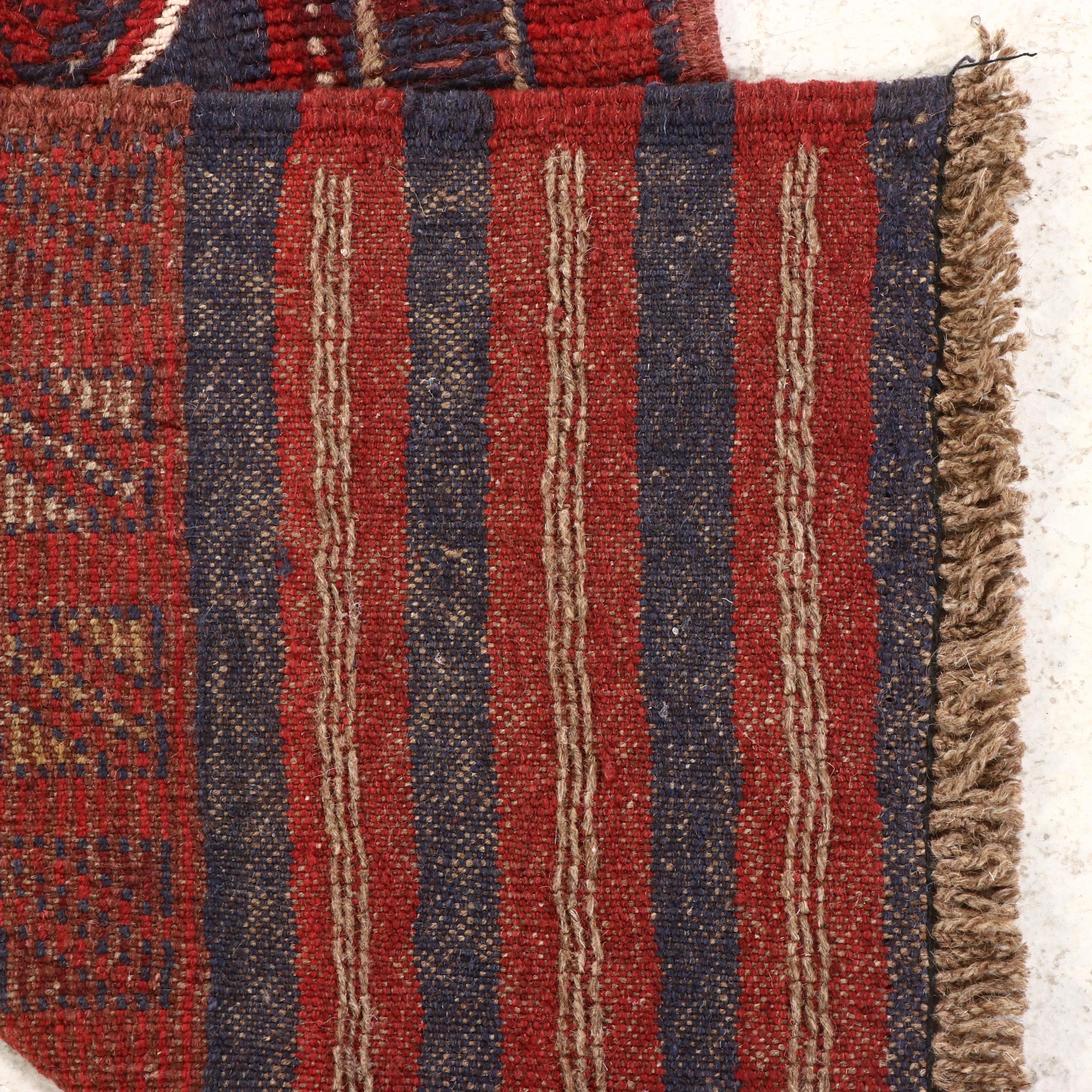 1'11 x 8'1 Handwoven Afghan Mashwani Carpet Runner