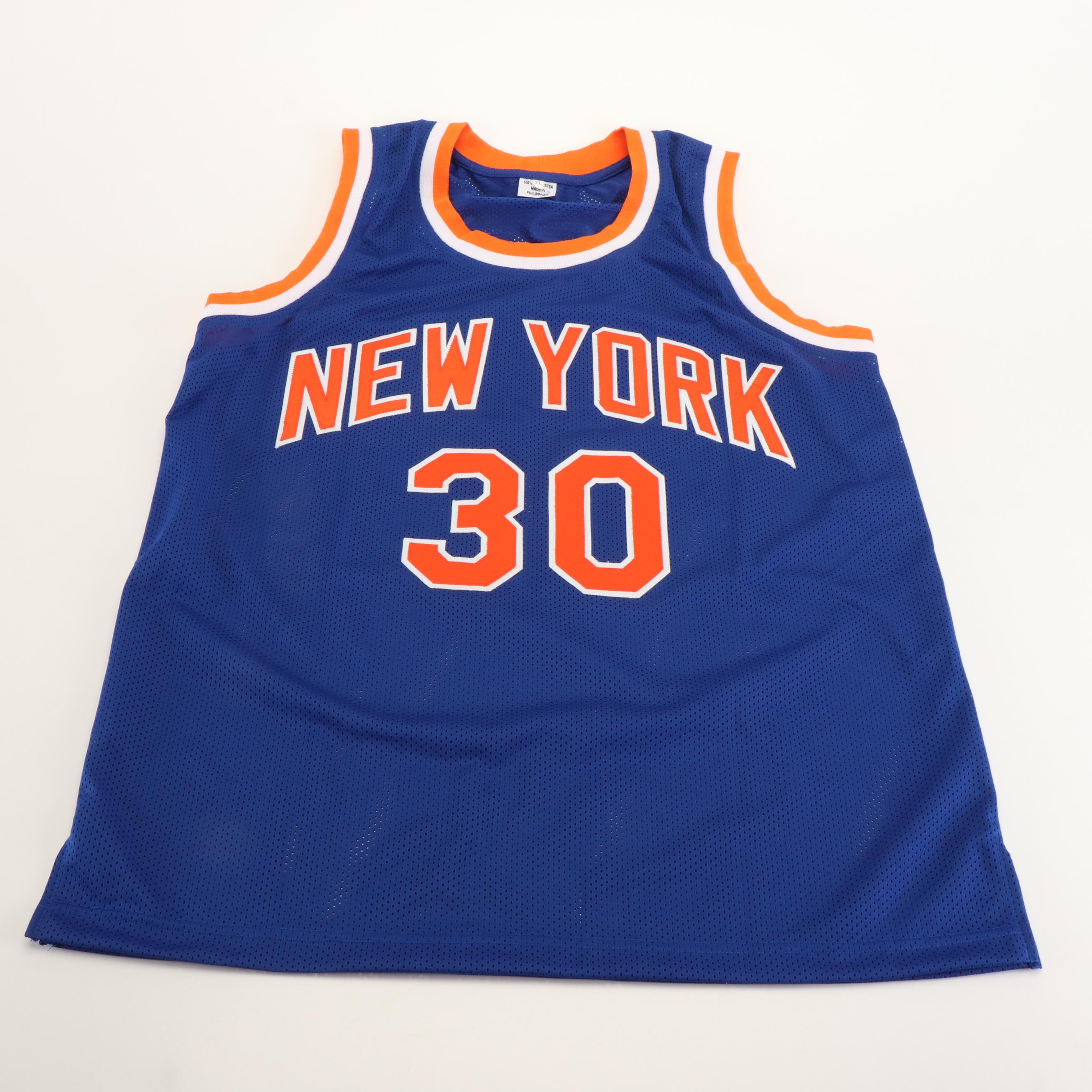 Bernard King Signed “HOF 2013” New York Knicks Basketball Jersey, Beckett